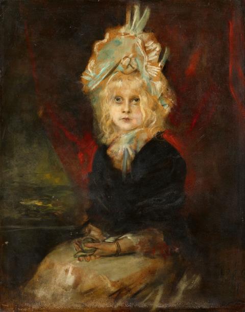 Franz Seraph von Lenbach - Portrait of Marion Lenbach