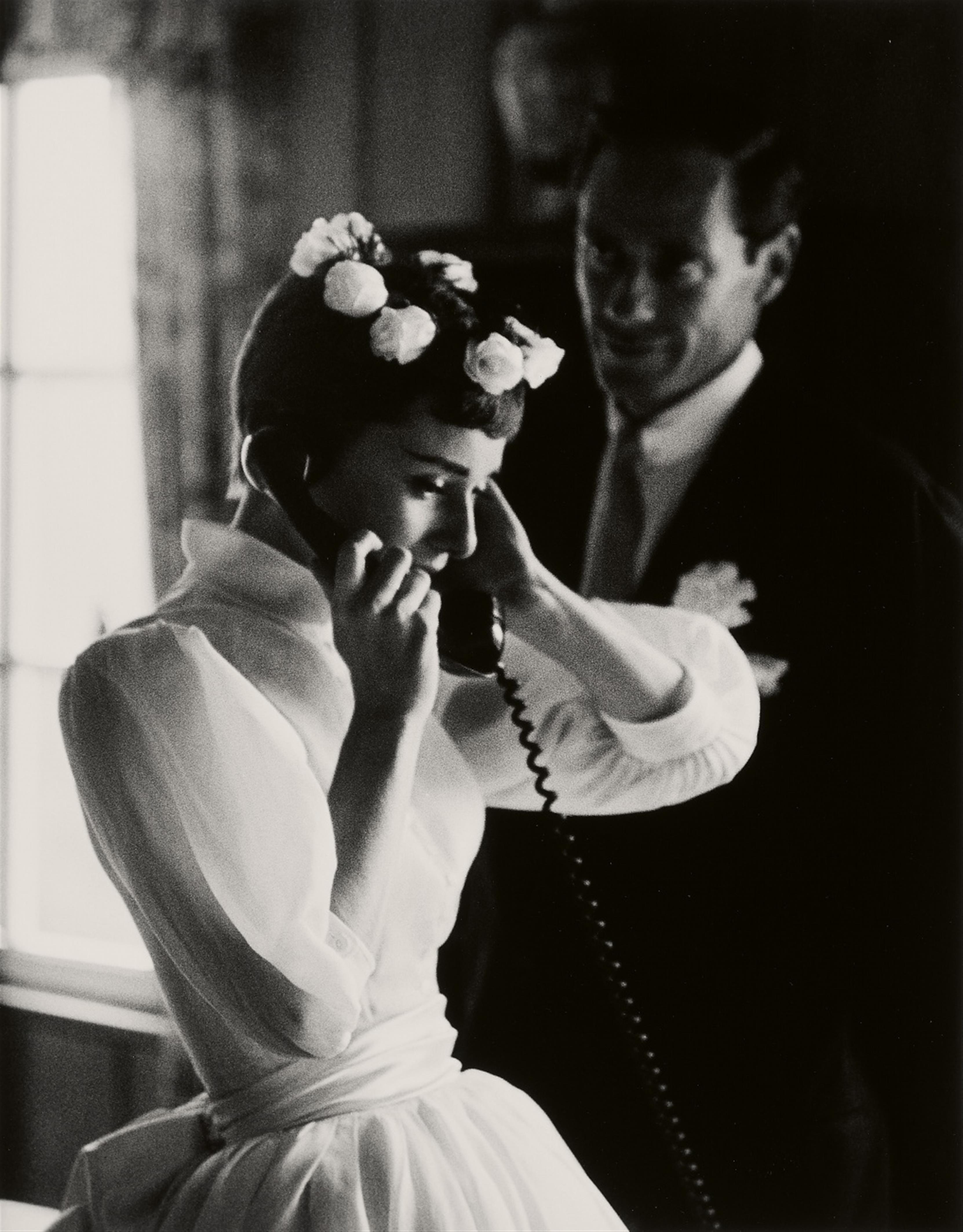 Ernst Haas - Audrey Hepburn, wedding to Mel Ferrer, Switzerland - image-1