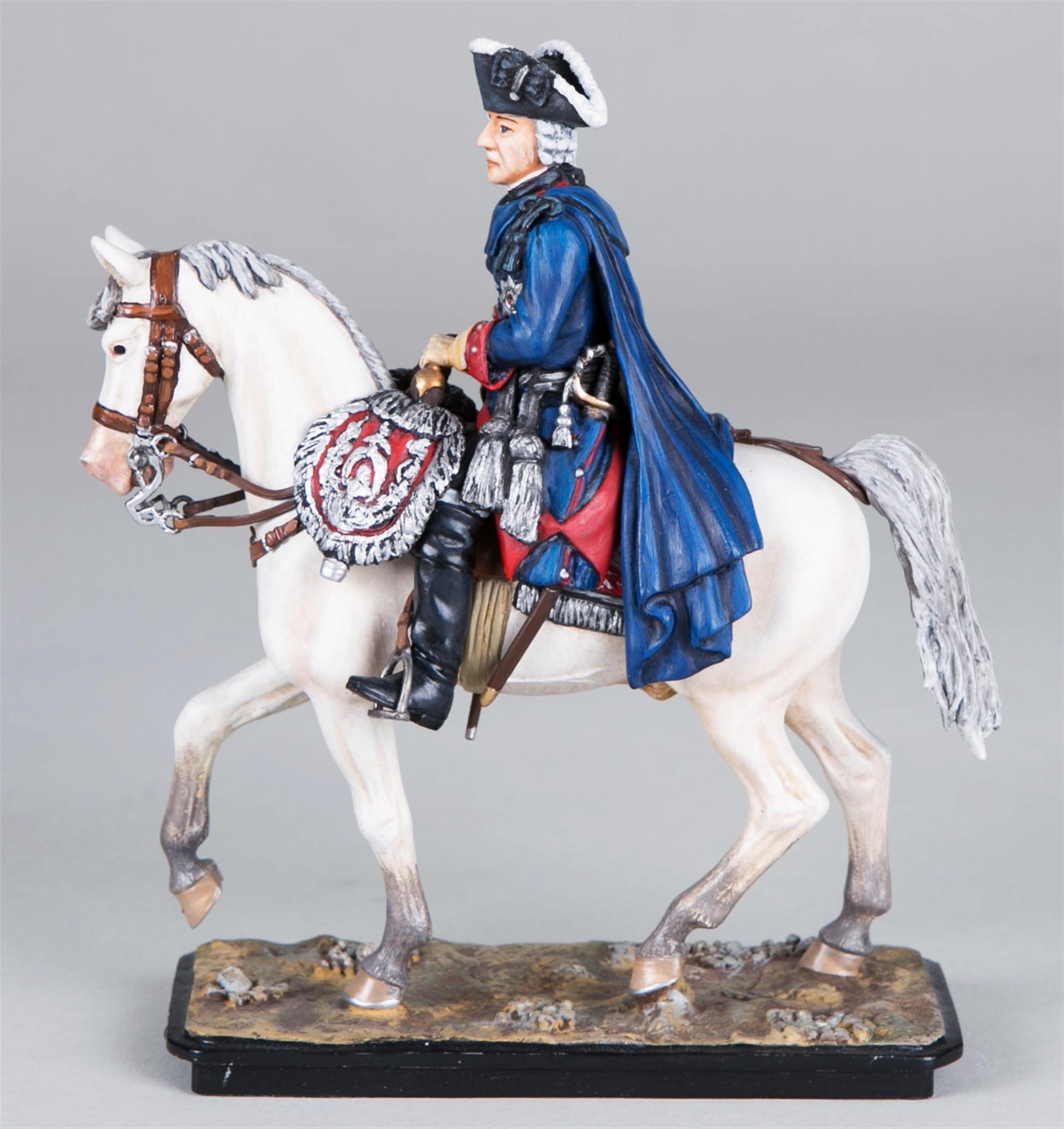 Konvolut Zinnfiguren Friedrich II. zu Pferd - image-1