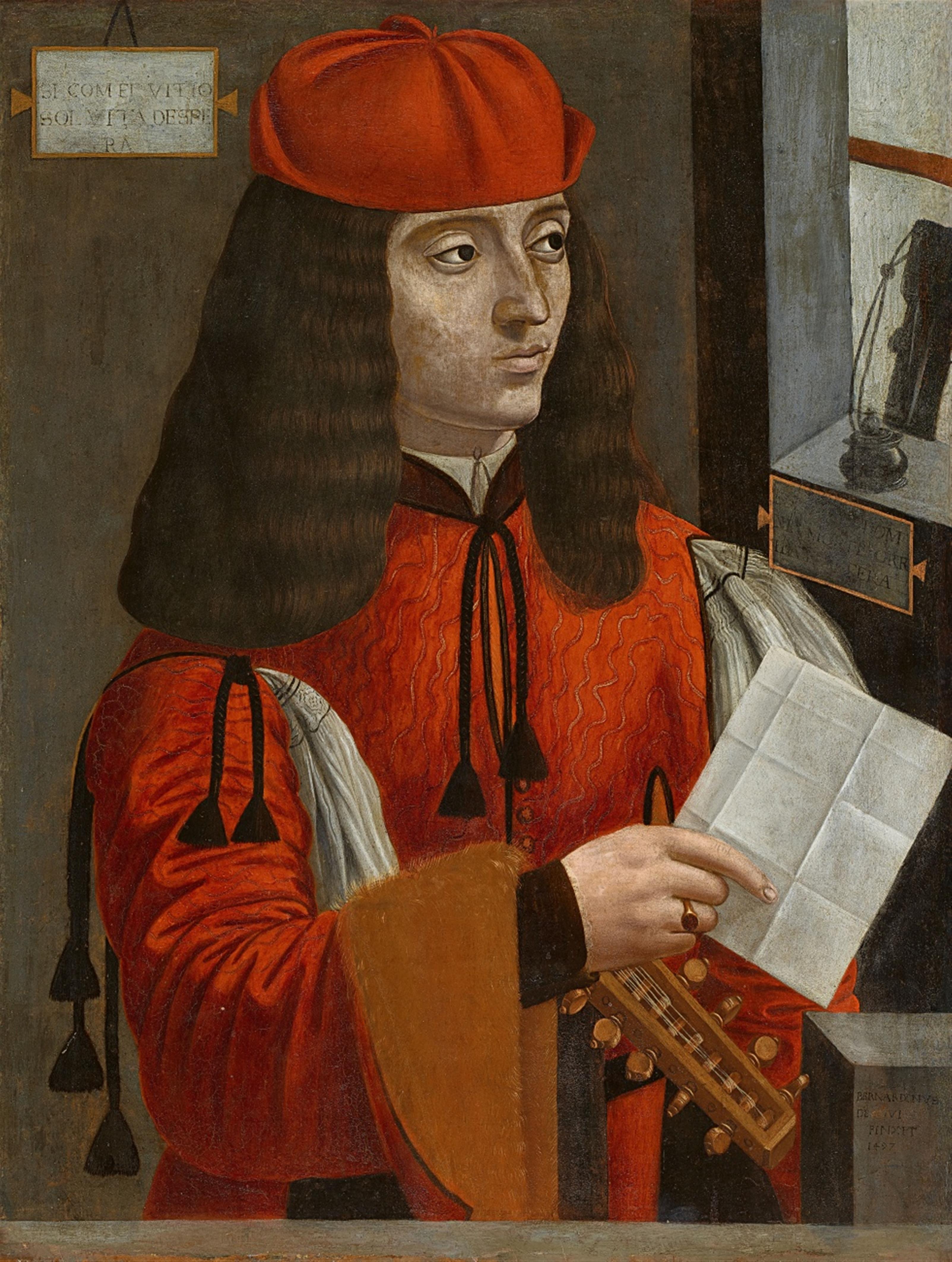 Авторы ренессанса. Доменико да Пьяченца. Бернардино де'Конти. Доменико да Пьяченца портрет. Бернардино де Конти (1450–1525).