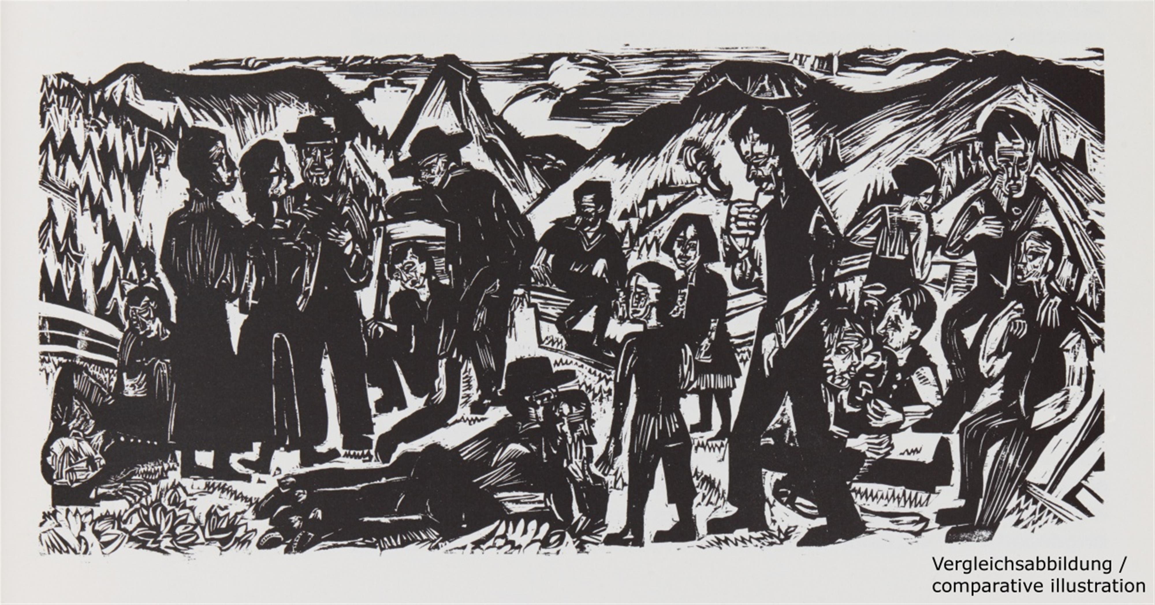 Ernst Ludwig Kirchner - Zwei Bauern im Gespräch - image-2