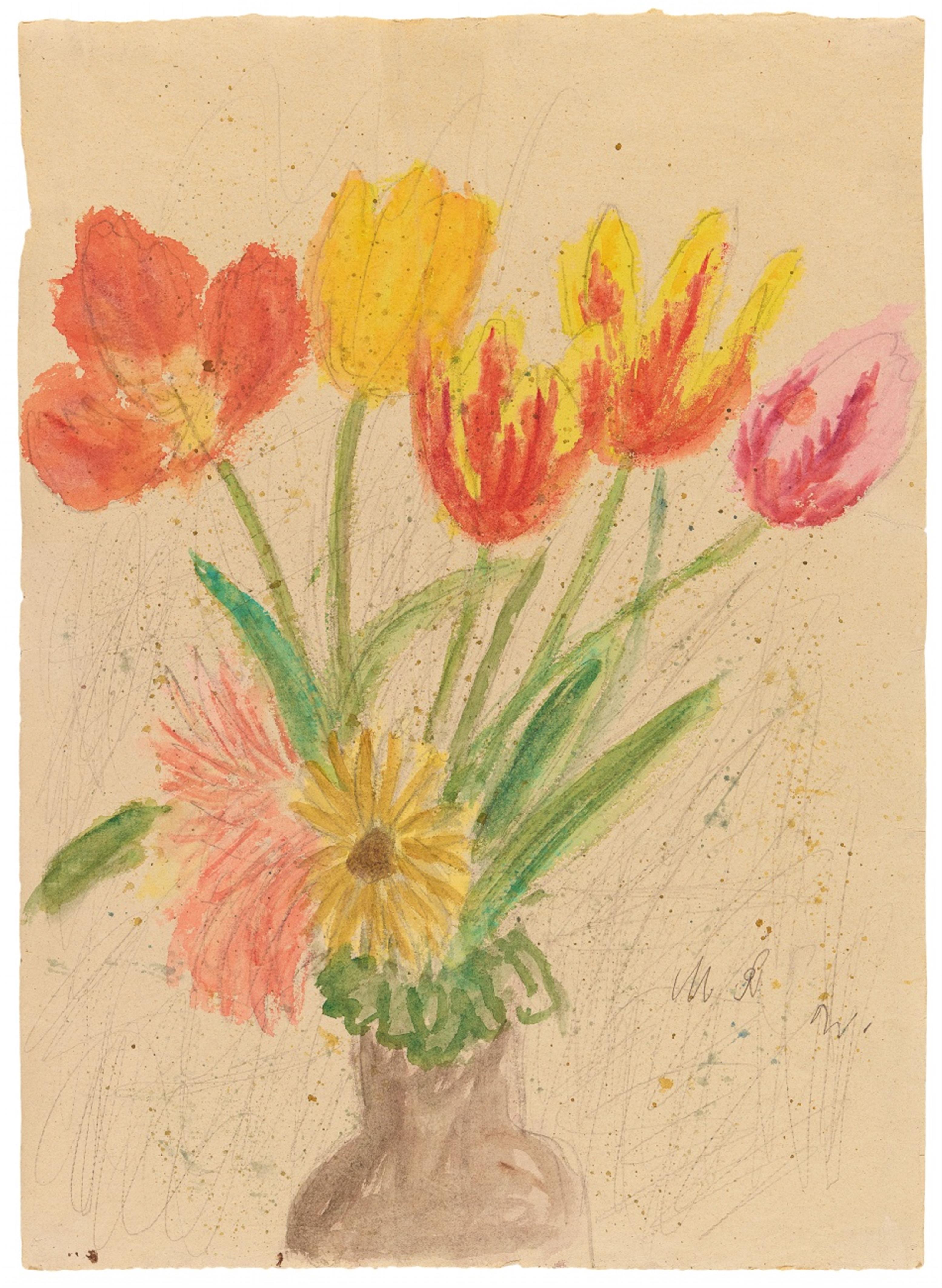 Max Peiffer Watenphul - Tulpen und Margeriten - image-1