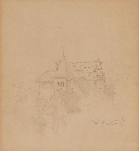 Carl Spitzweg - View of a Church