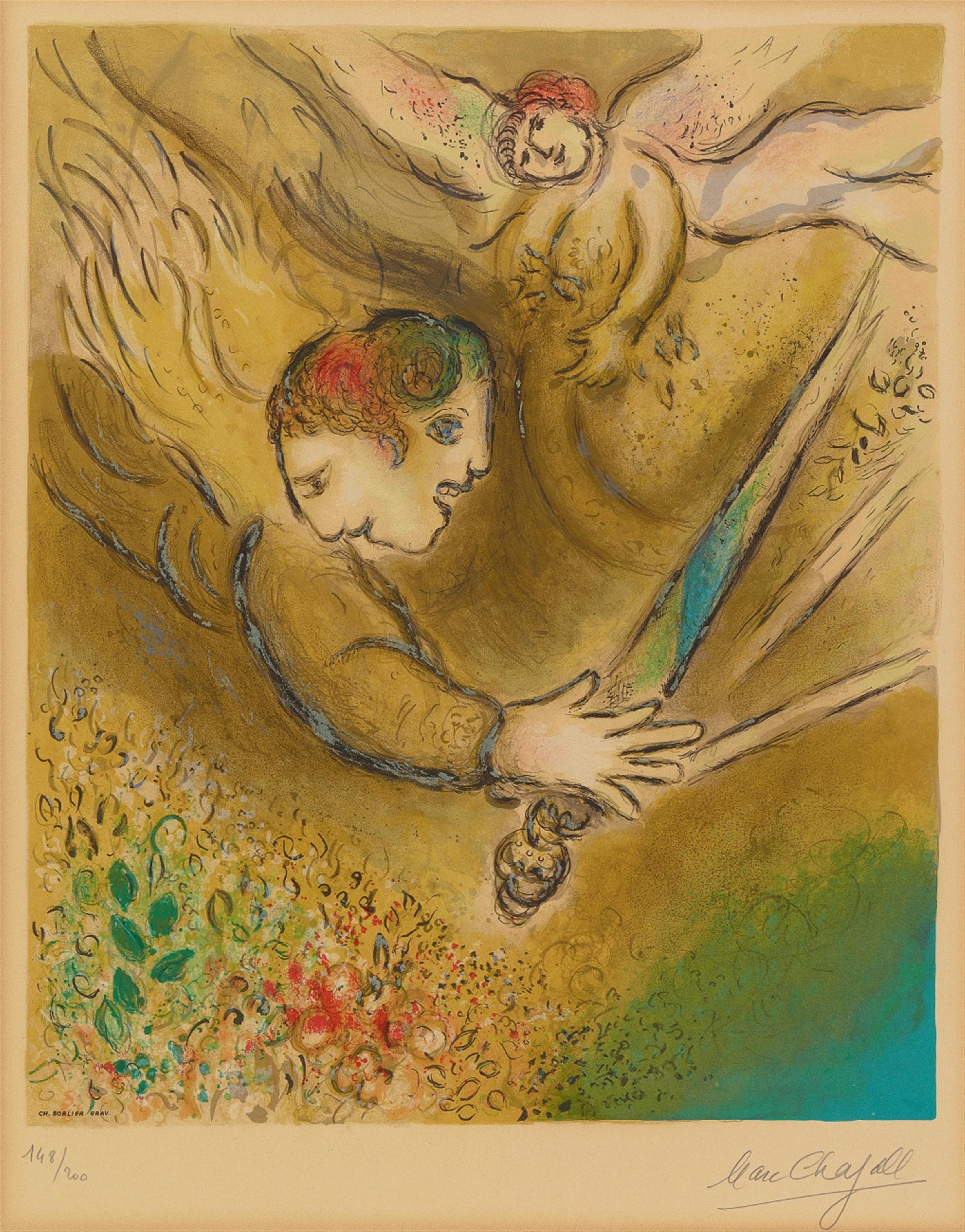 Nach Marc Chagall - L'Ange du jugement - image-1