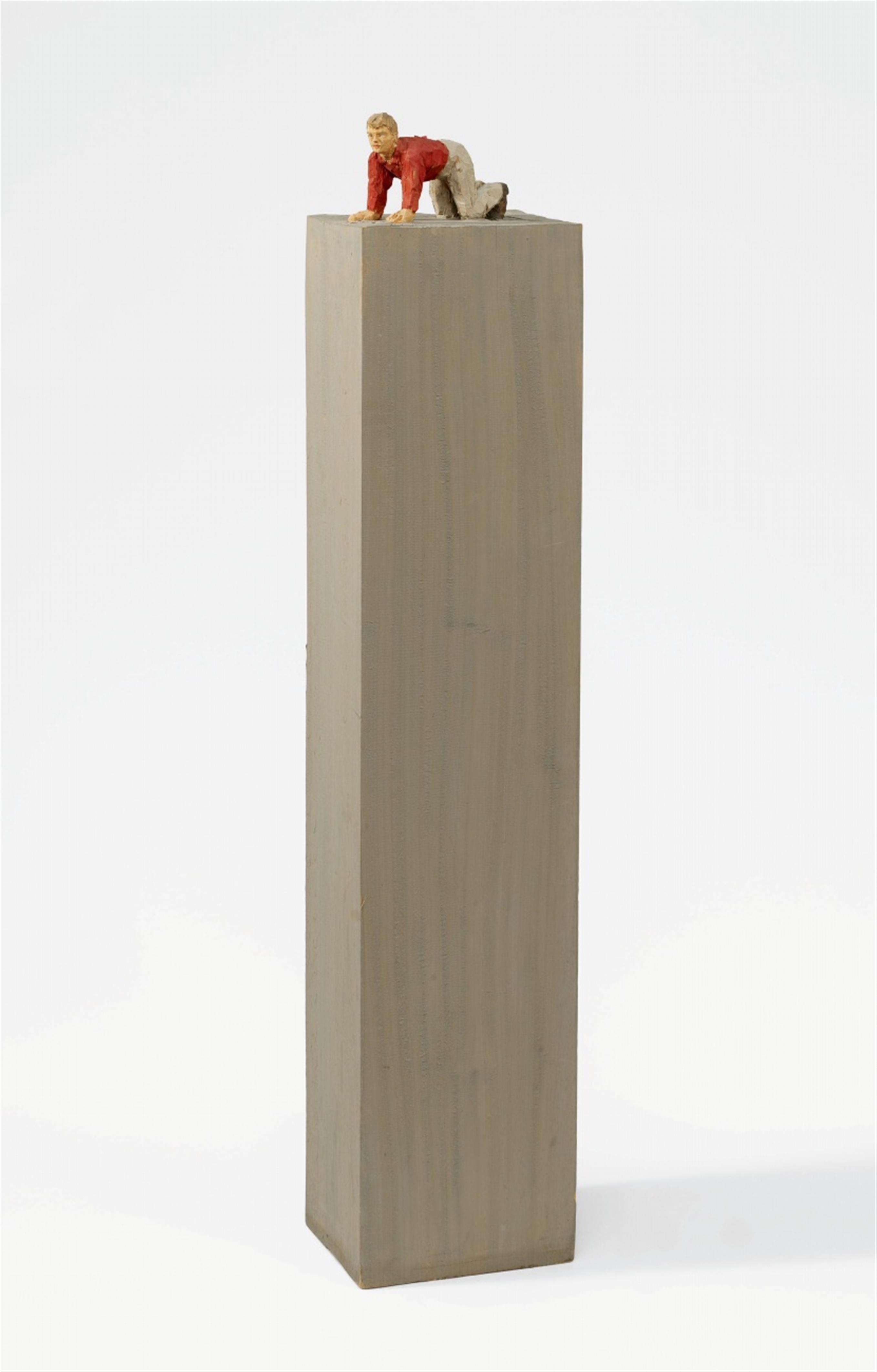 Stephan Balkenhol - Untitled (from the series: 10 Skulpturensäulen) - image-1