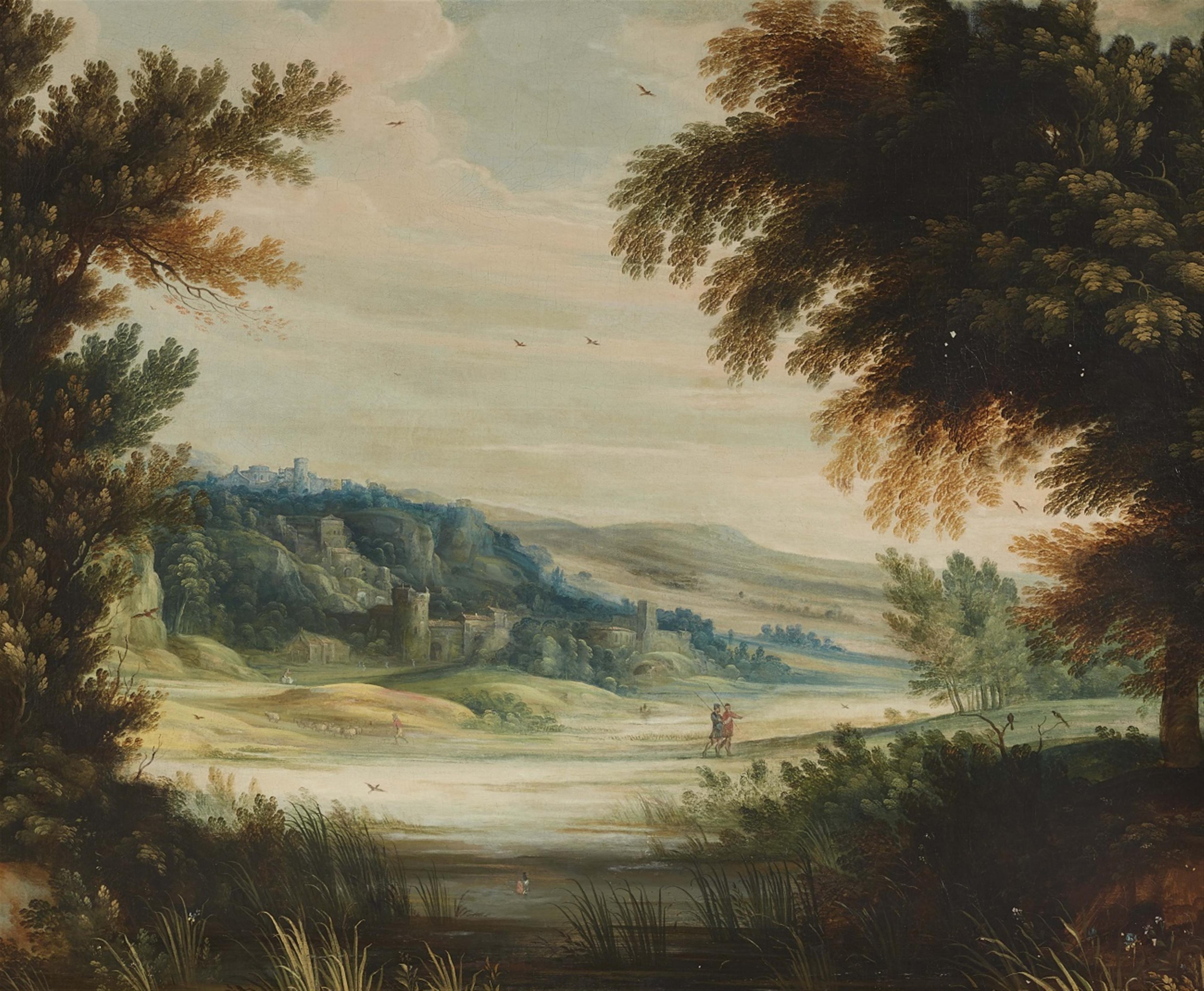 Niederländischer Meister des 17. Jahrhunderts - Weite Hügellandschaf - image-1