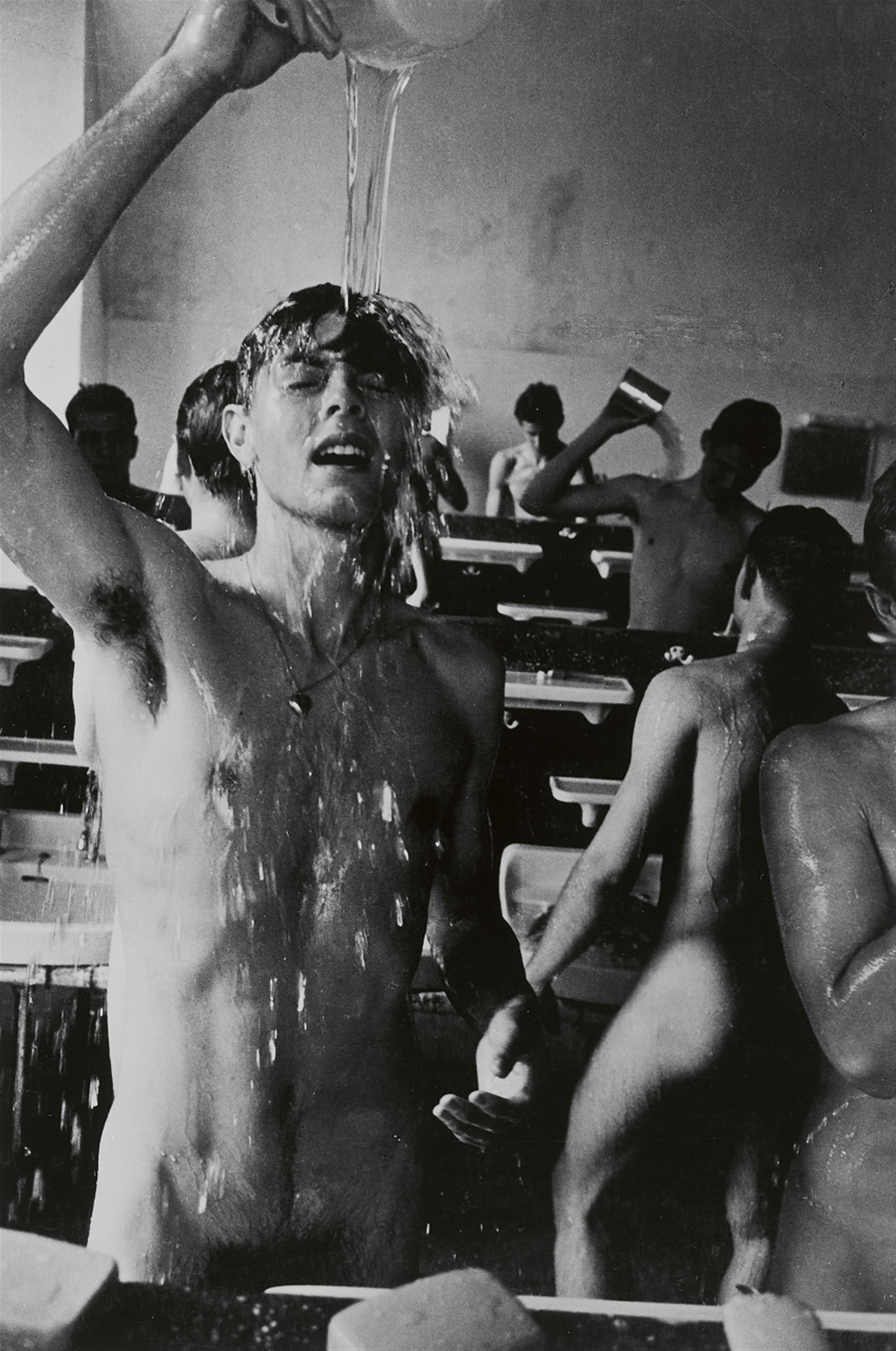 Will McBride - Mike, Gerard and fellow Students in the morning Shower, Schlossschule Salem - image-1