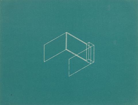 Fred Sandback - Untitled (from: Twenty-Two Constructions from 1967)