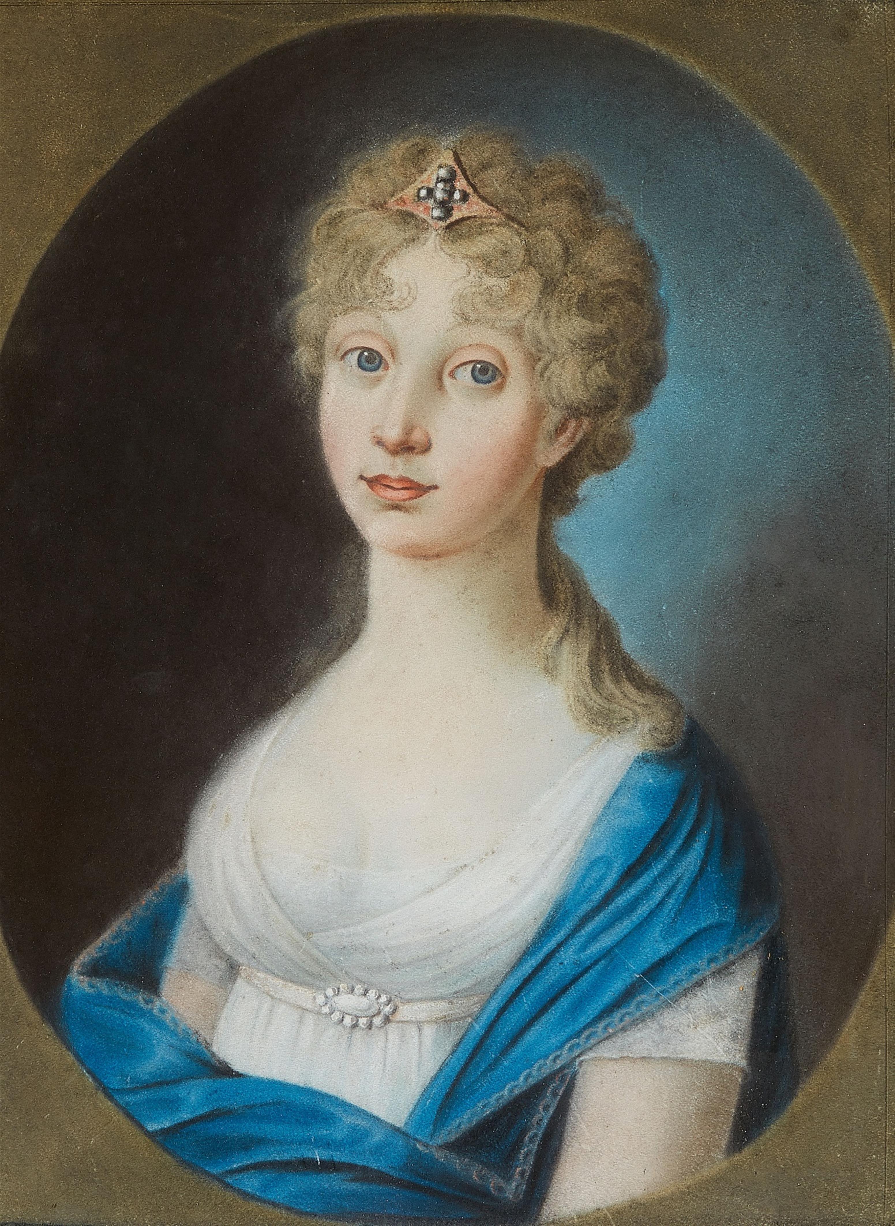 Johann Heinrich Schröder, circle of - Portrait of Queen Luise - image-1