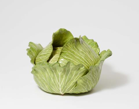 A large Strasbourg faience cabbage tureen - 