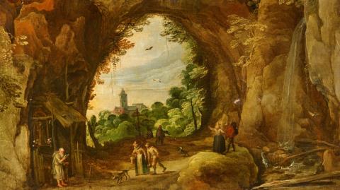 Joos de Momper
Jan Brueghel the Younger - Grotto Landscape with a Hermitage