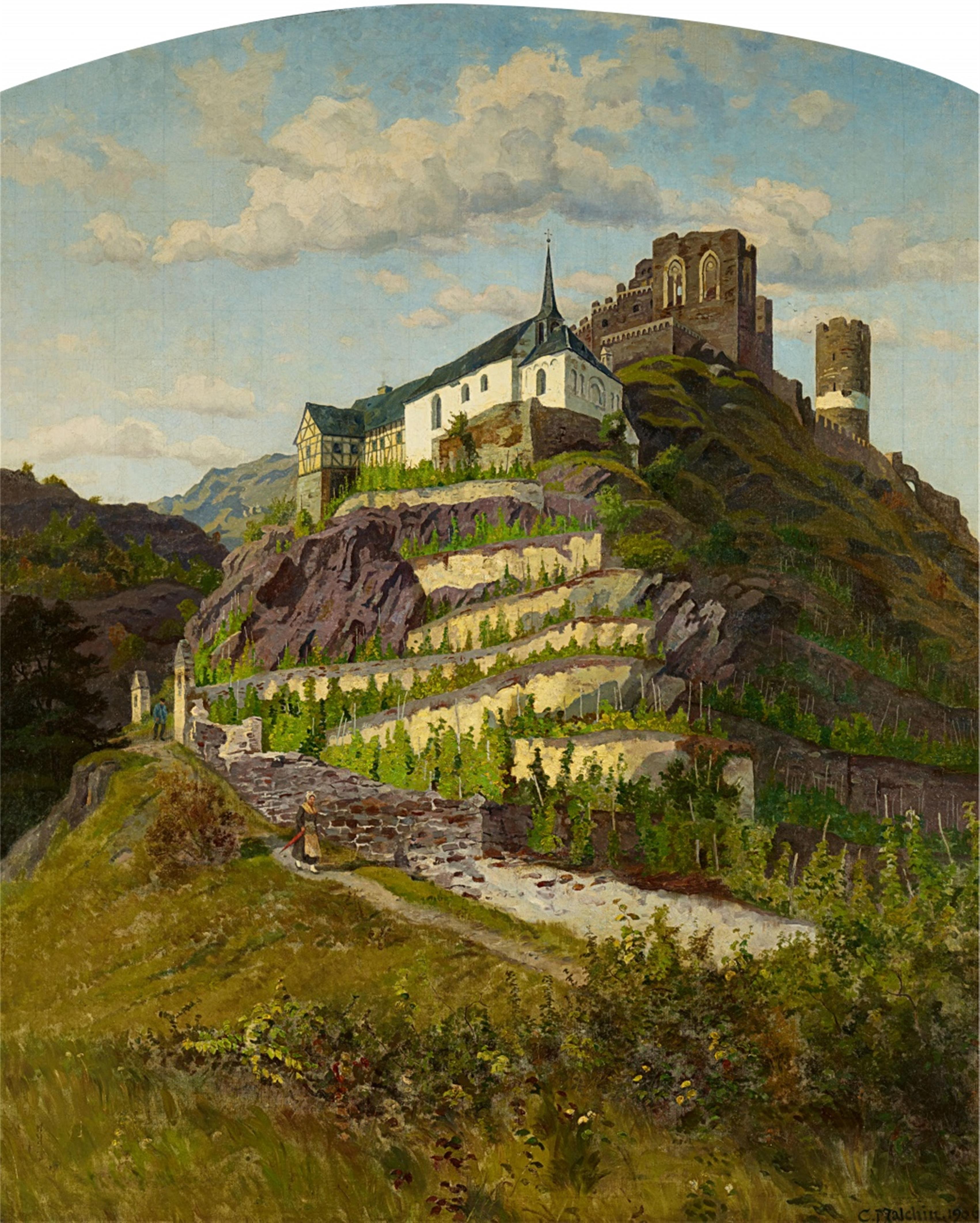 Carl Wilhelm Christian Malchin - Bischofstein Castle on the Moselle - image-1
