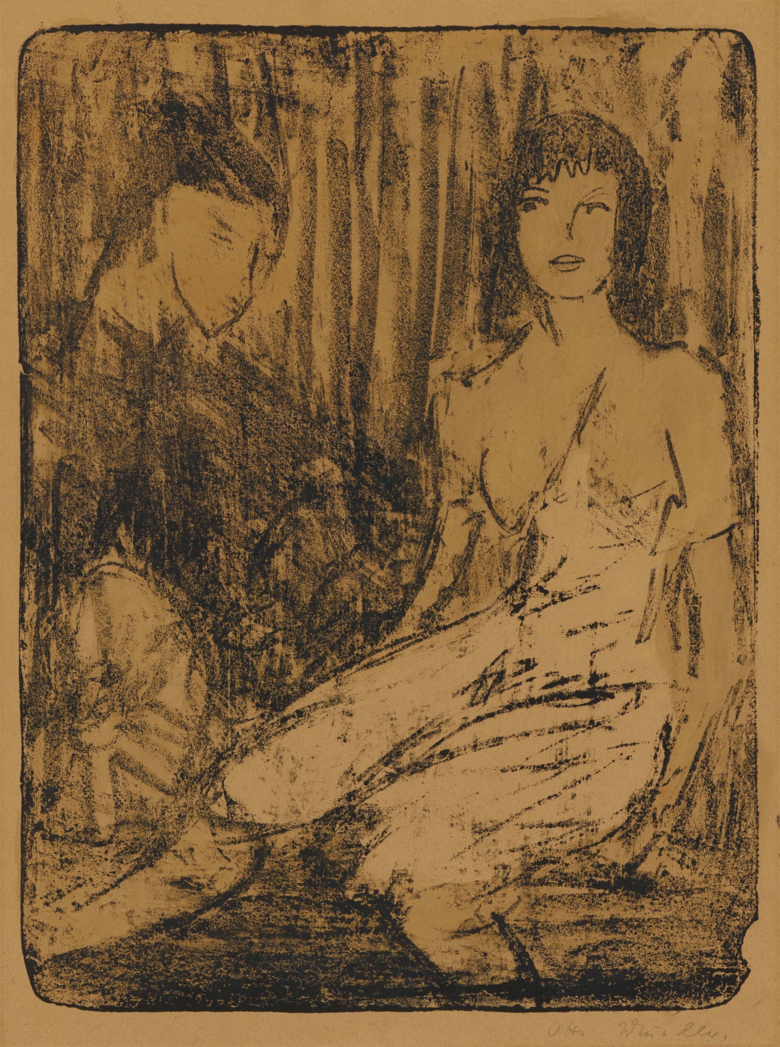 Otto Mueller - Paar auf dem Sofa - image-1