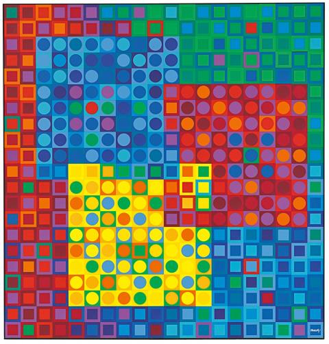 Victor Vasarely - Orion Multicolor