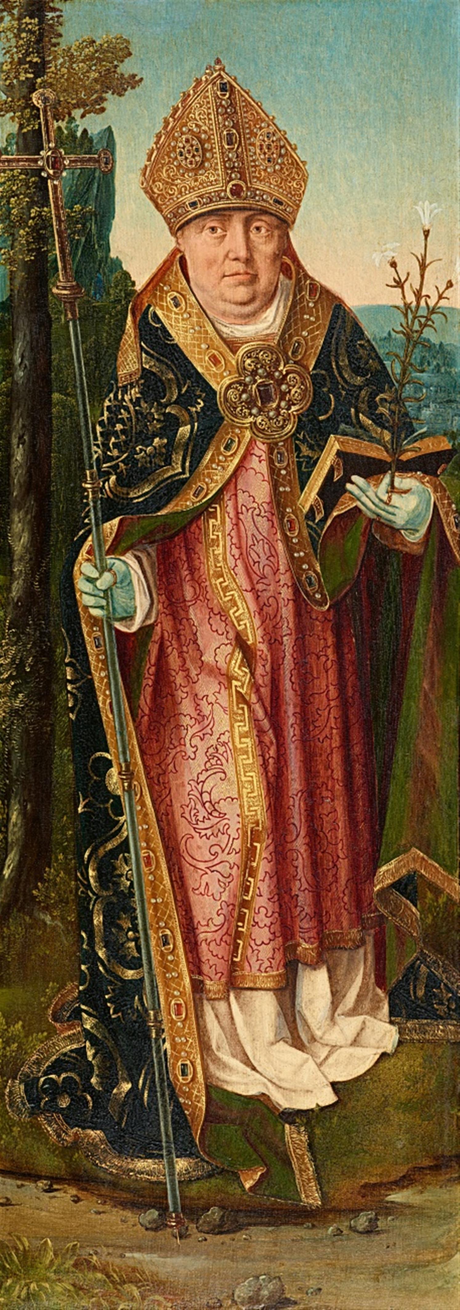 Bartholomäus Bruyn the Elder, attributed to - A Bishop Saint