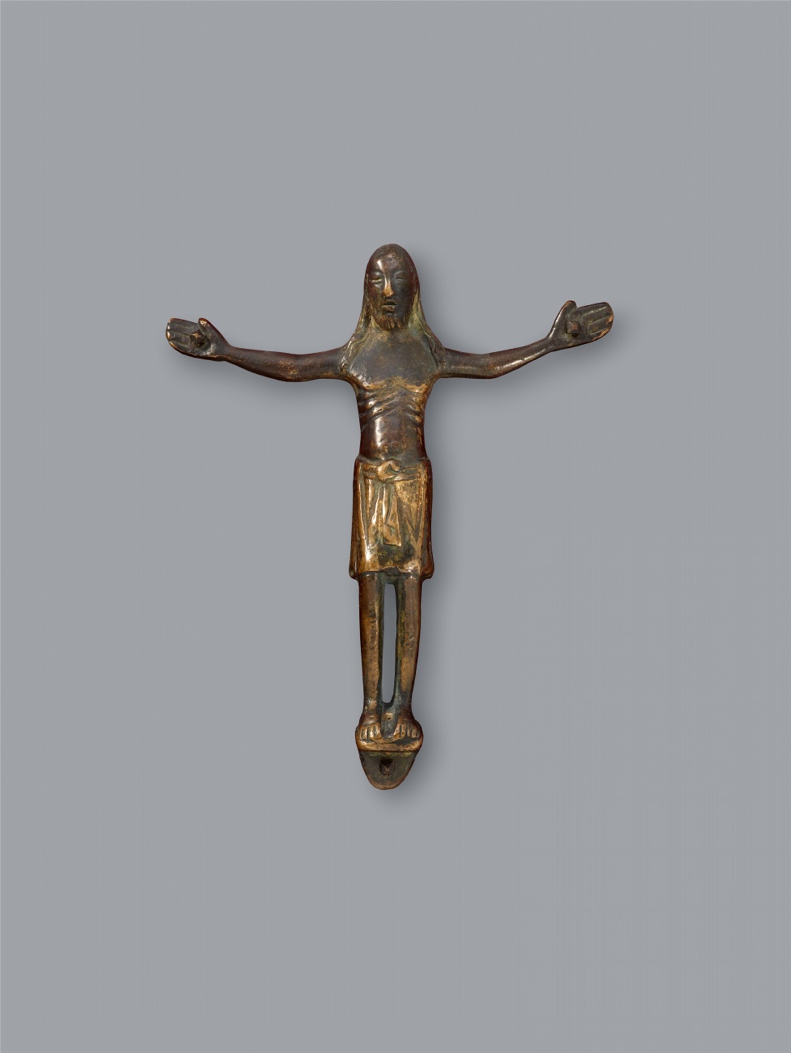 Probably Maasland 1st half 13th century - A bronze Corpus Christi, presumably Maasland, first half 13th century - image-1