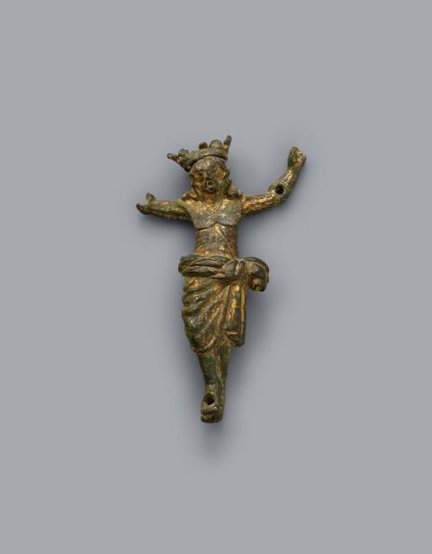 Maasland 13th century - A 13th century Maasland bronze Corpus Christi