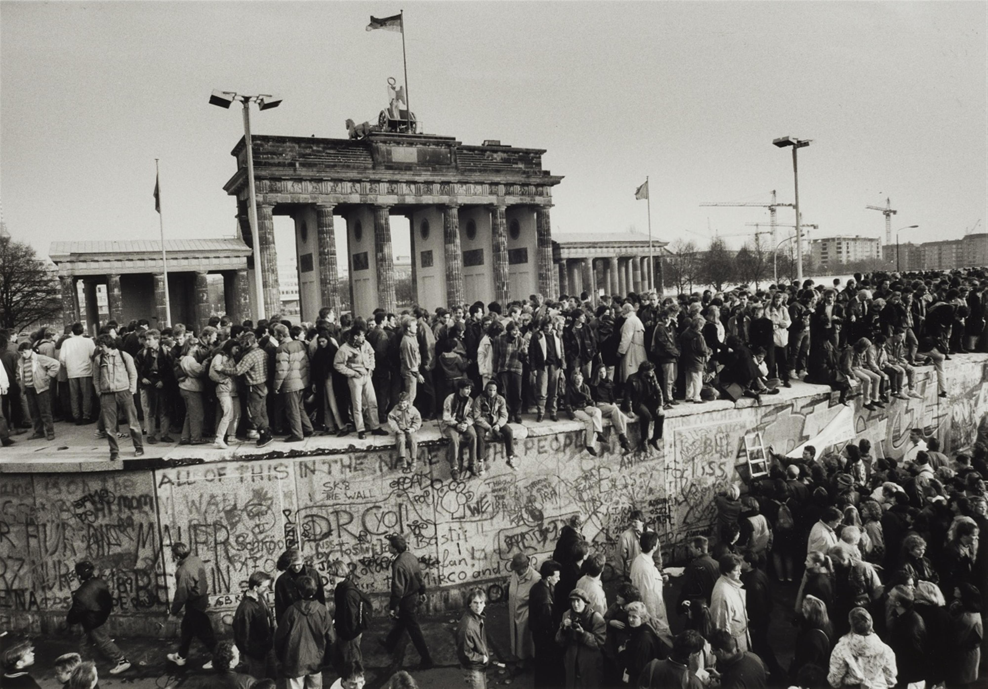 Barbara Klemm - Fall der Mauer, Berlin, 10. November 1989