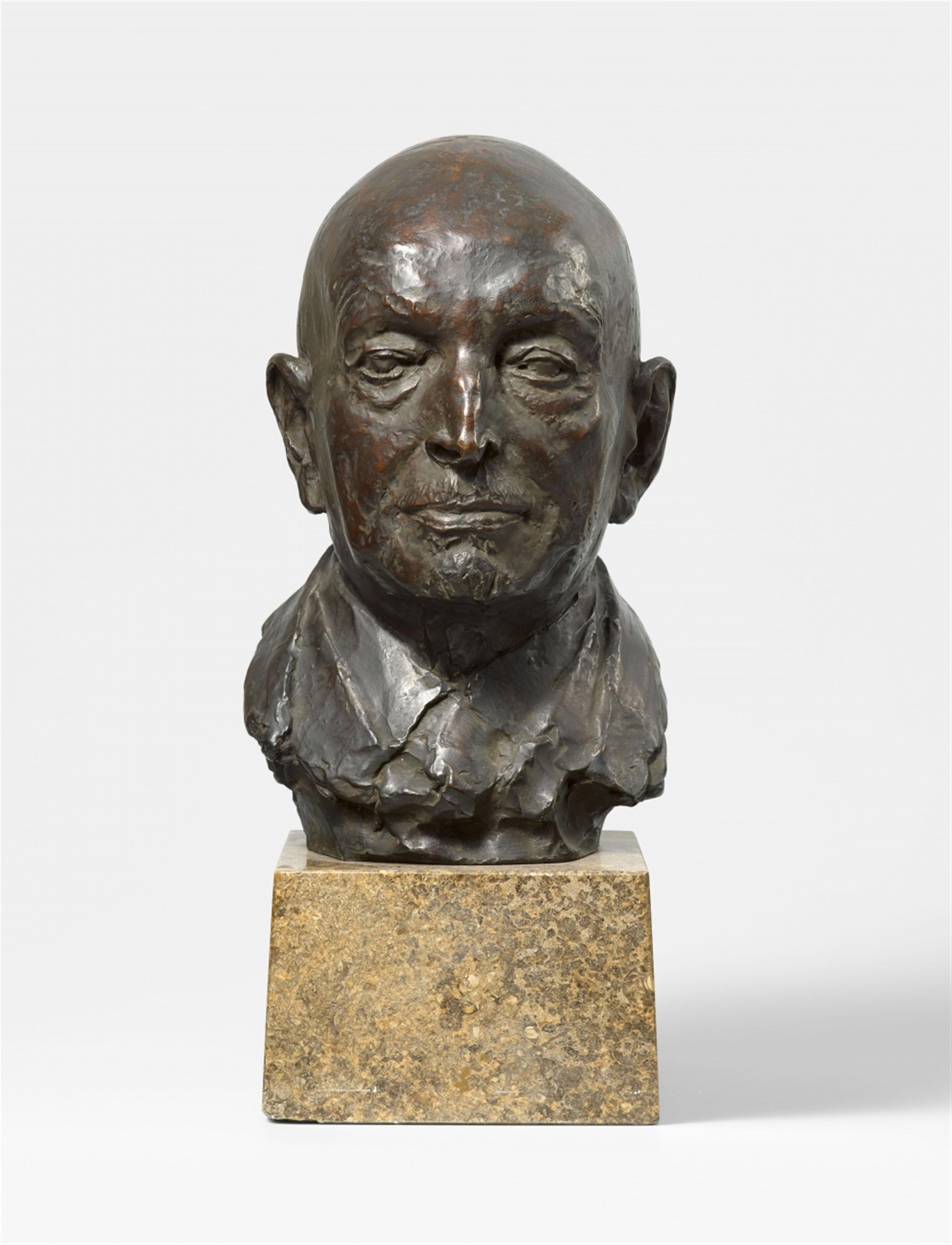 Georg Kolbe - Portrait August von Thyssen - image-1