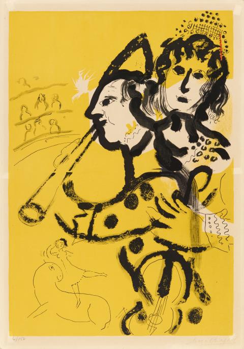 Marc Chagall - Le Clown Musicien