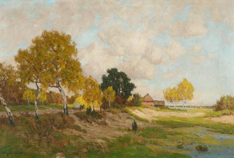 Paul Müller-Kaempff - Herbstliche Landschaft bei Ahrenshoop