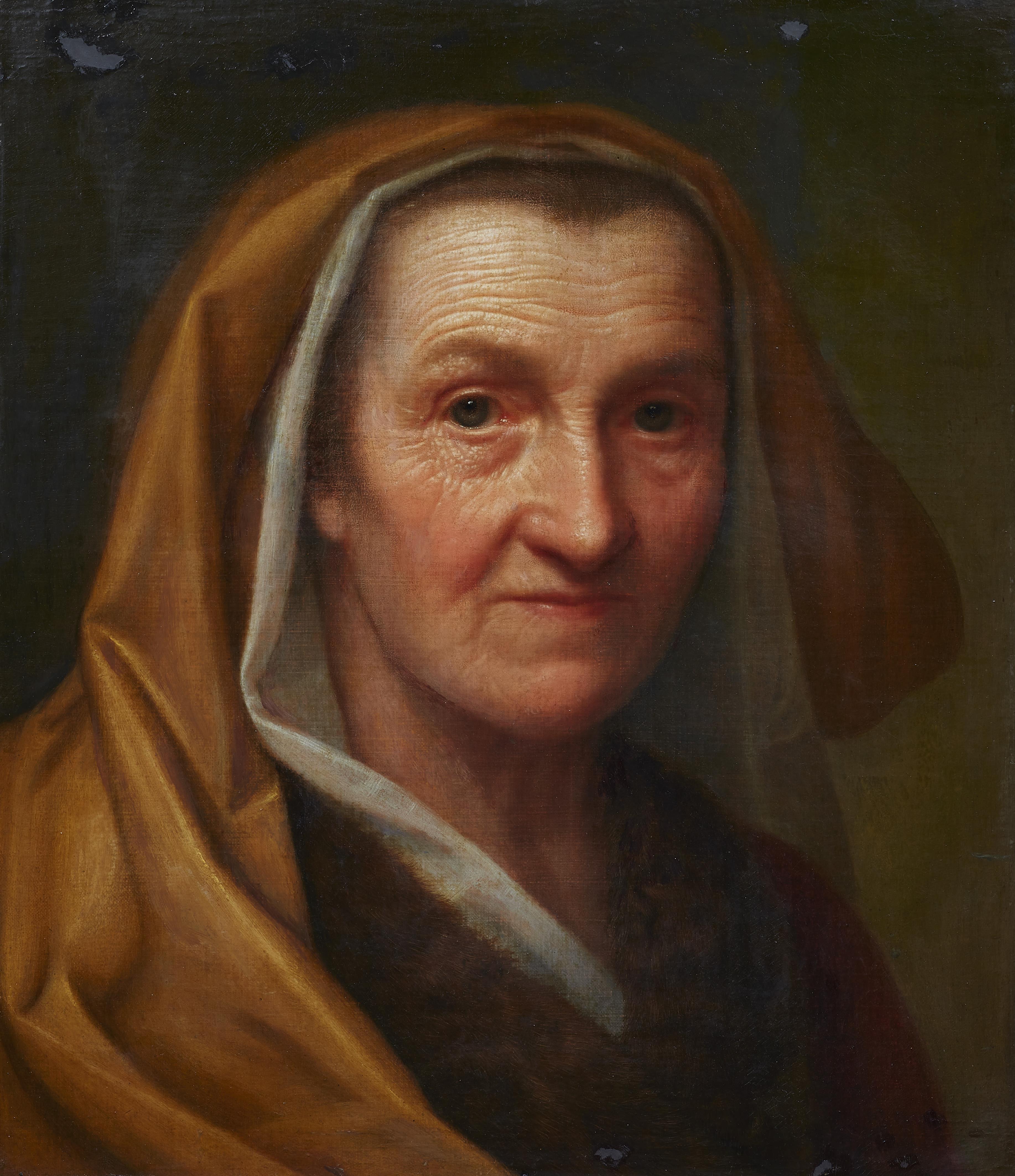 Balthasar Denner - Bildnis einer alten Frau (Tronie) - image-1