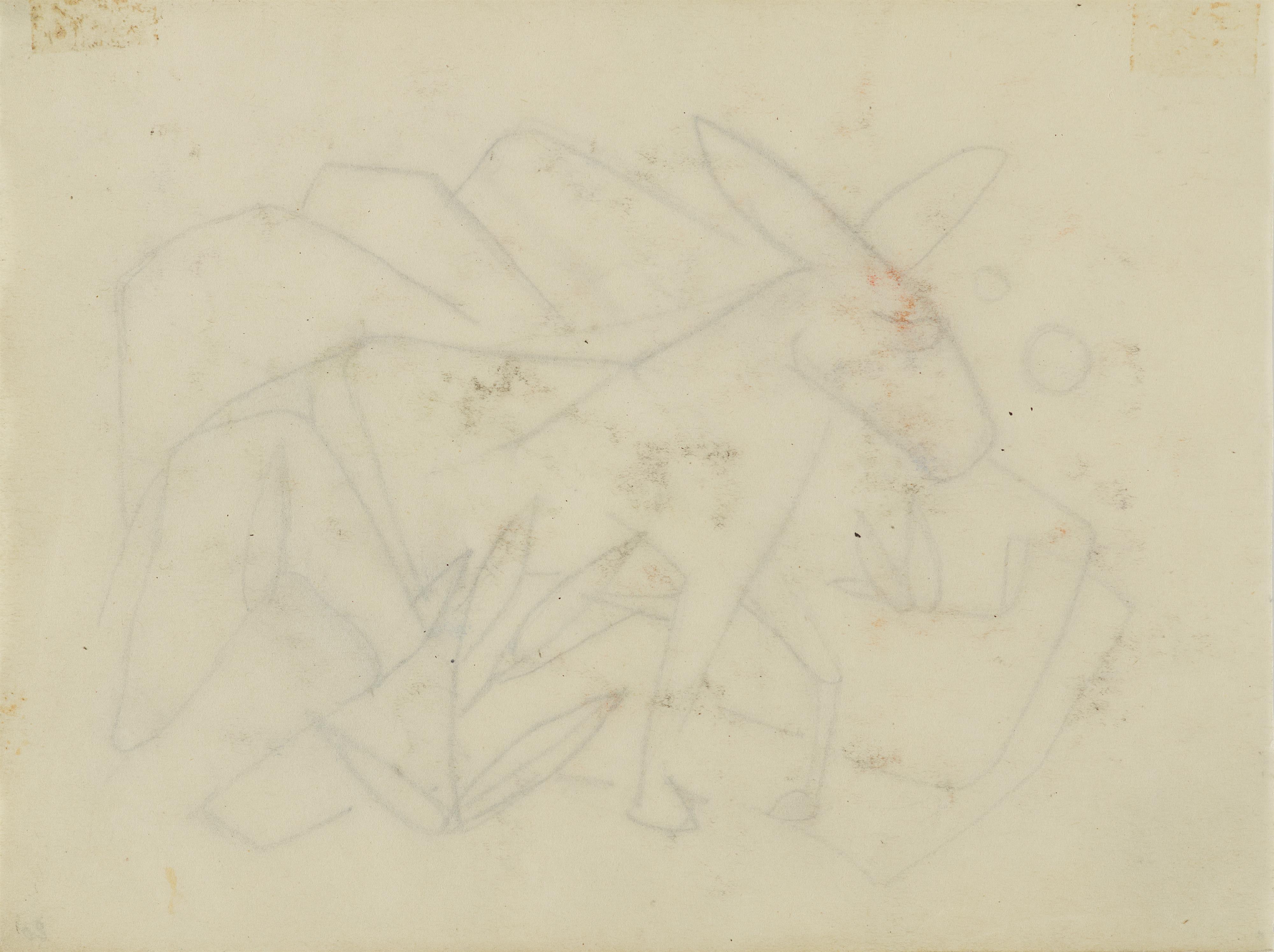 Franz Marc - Esel in stilisierter Landschaft - image-2