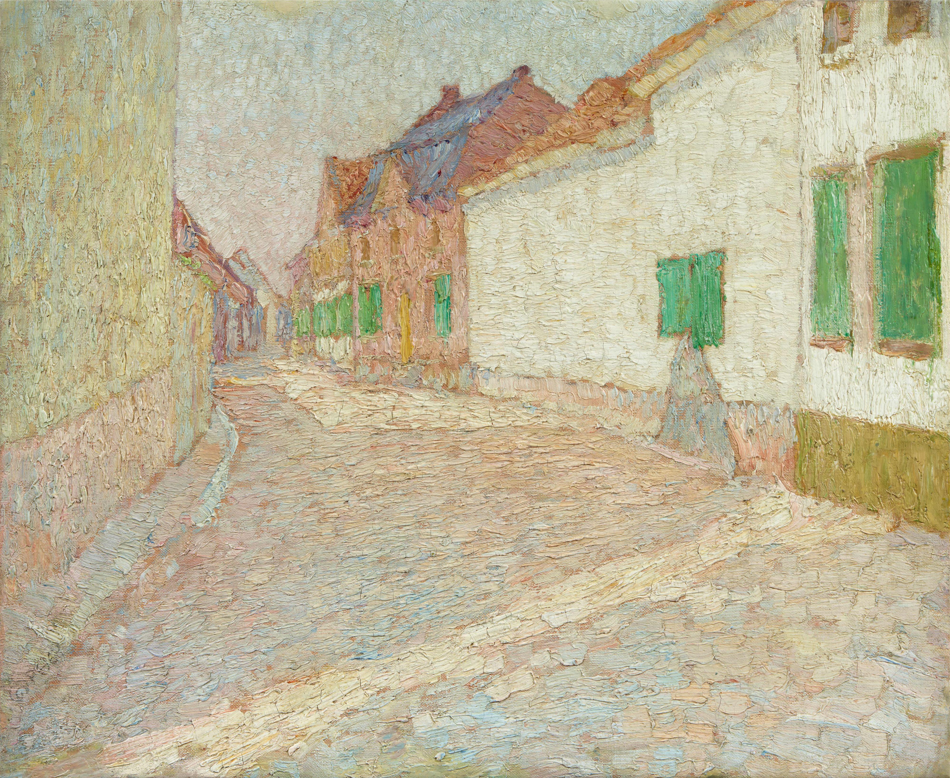 Walter Ophey - Straße in Zons - image-1