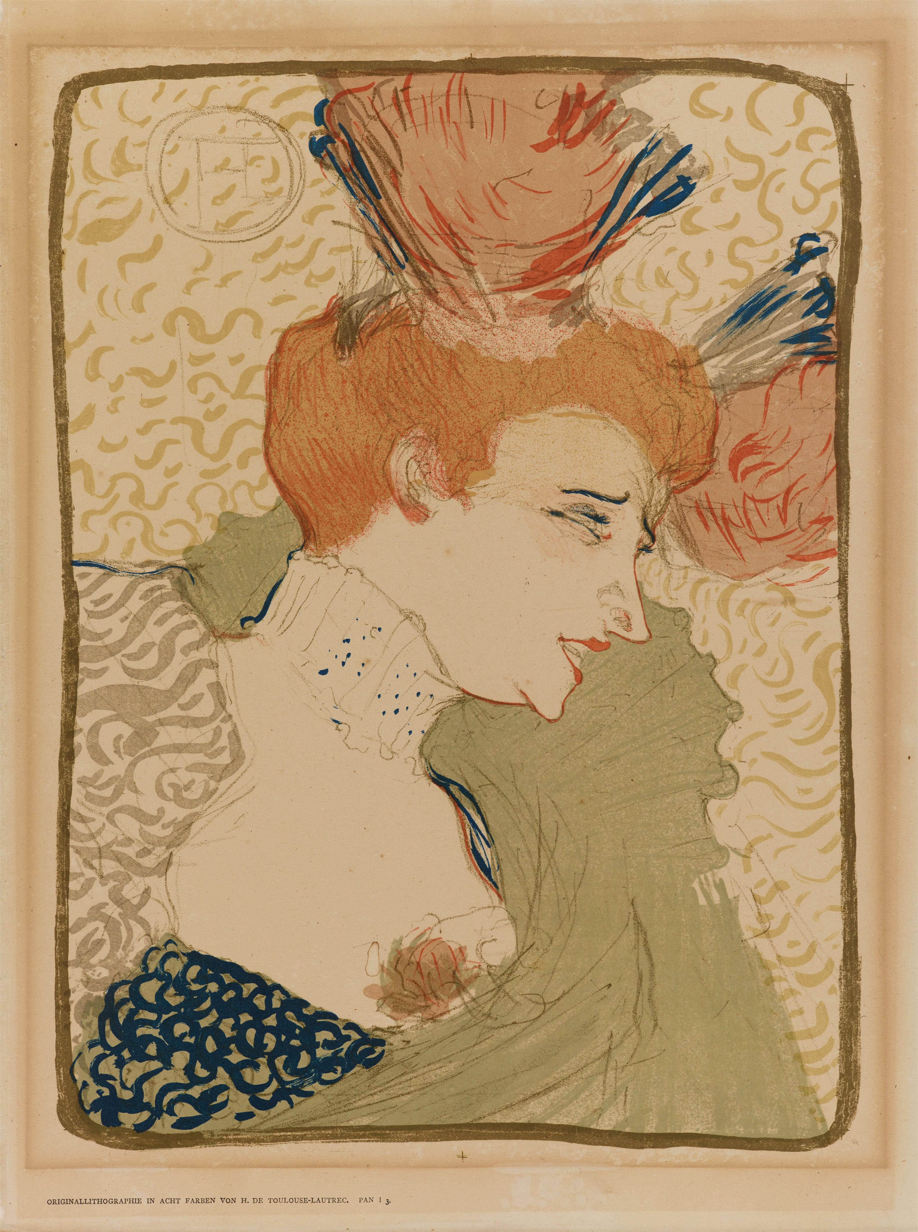 Henri de Toulouse-Lautrec - Mademoiselle Marcelle Lender, en buste - image-1