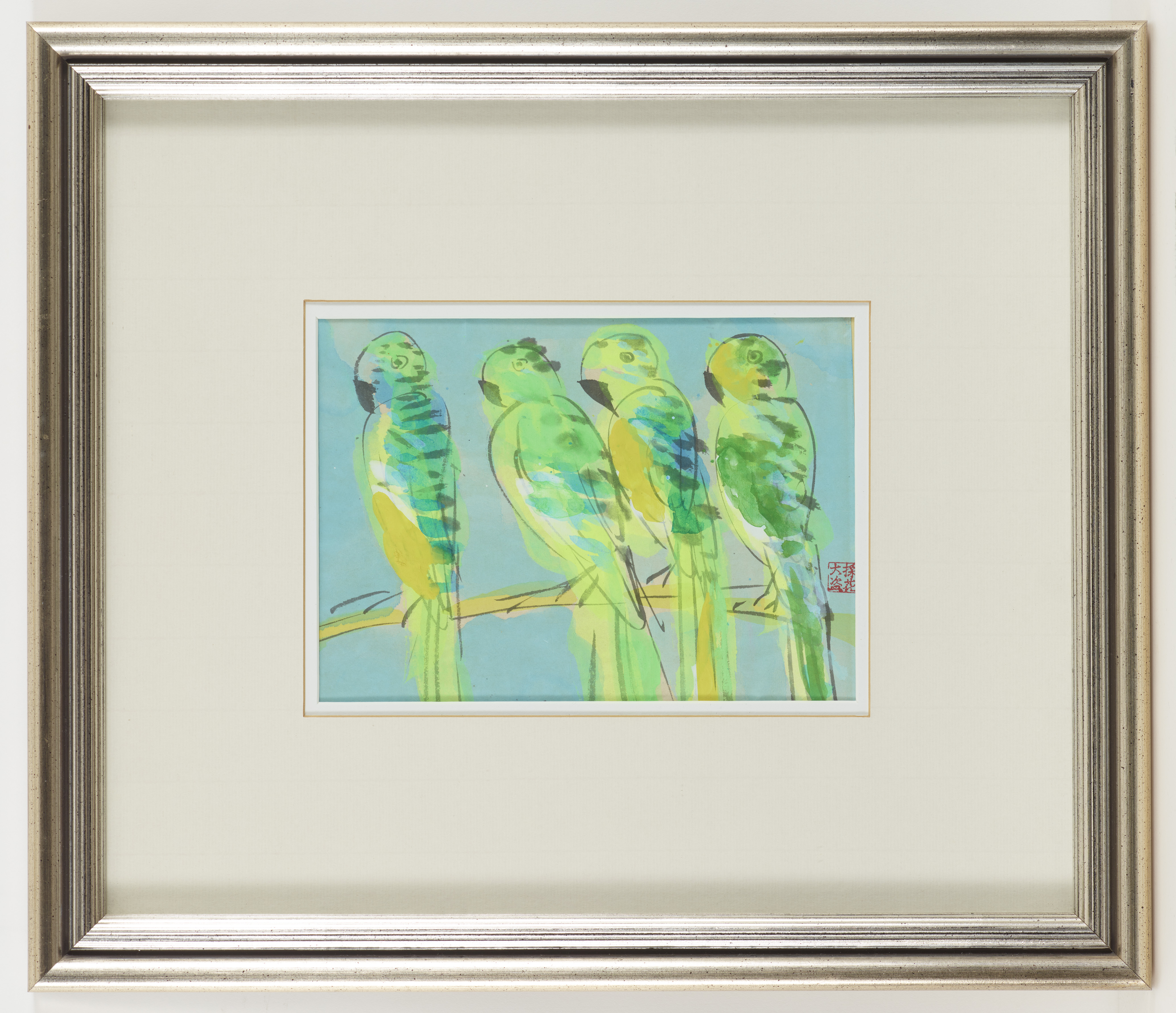 Walasse Ting - Untitled (parrots). - image-2