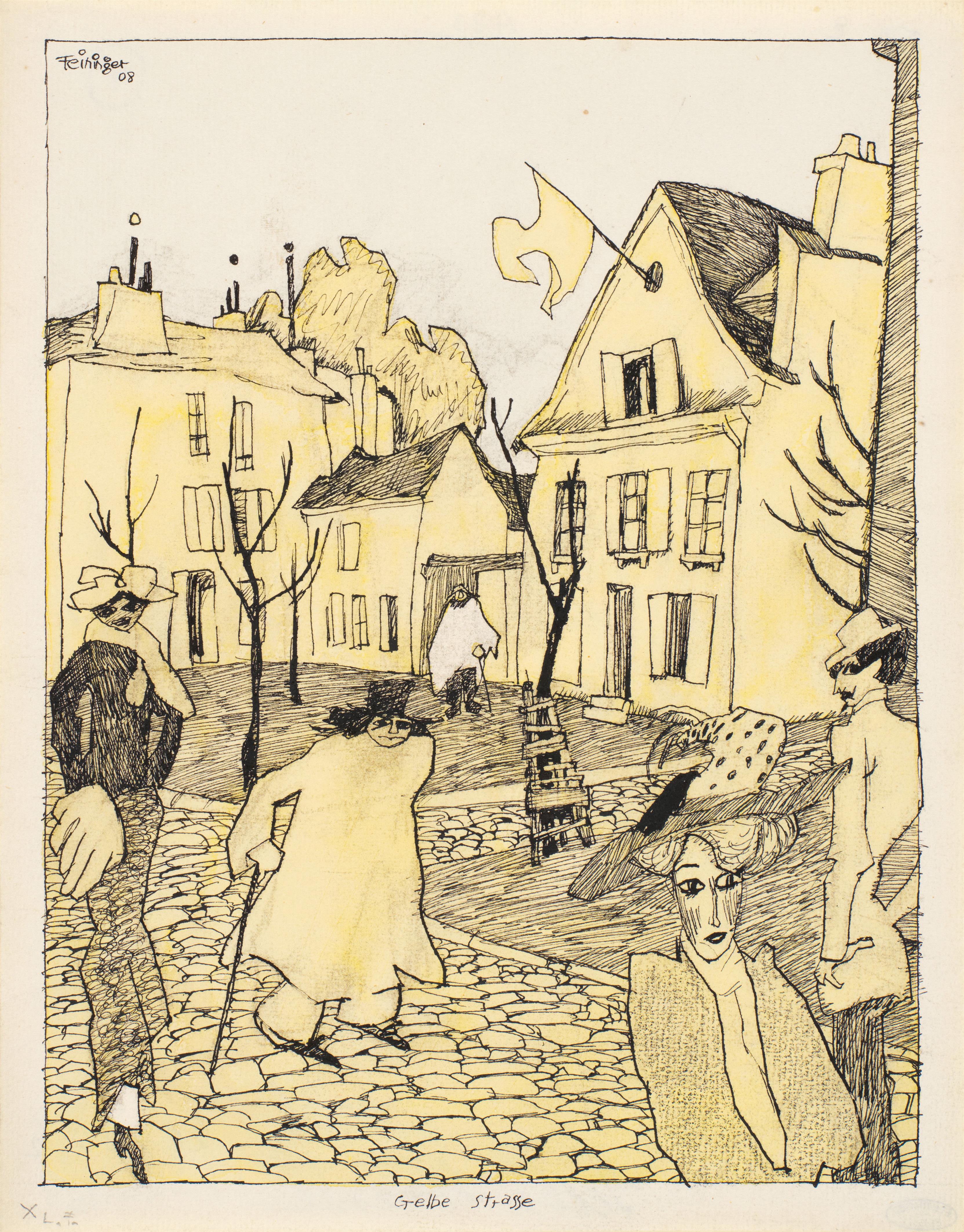 Lyonel Feininger - Gelbe Strasse - image-1