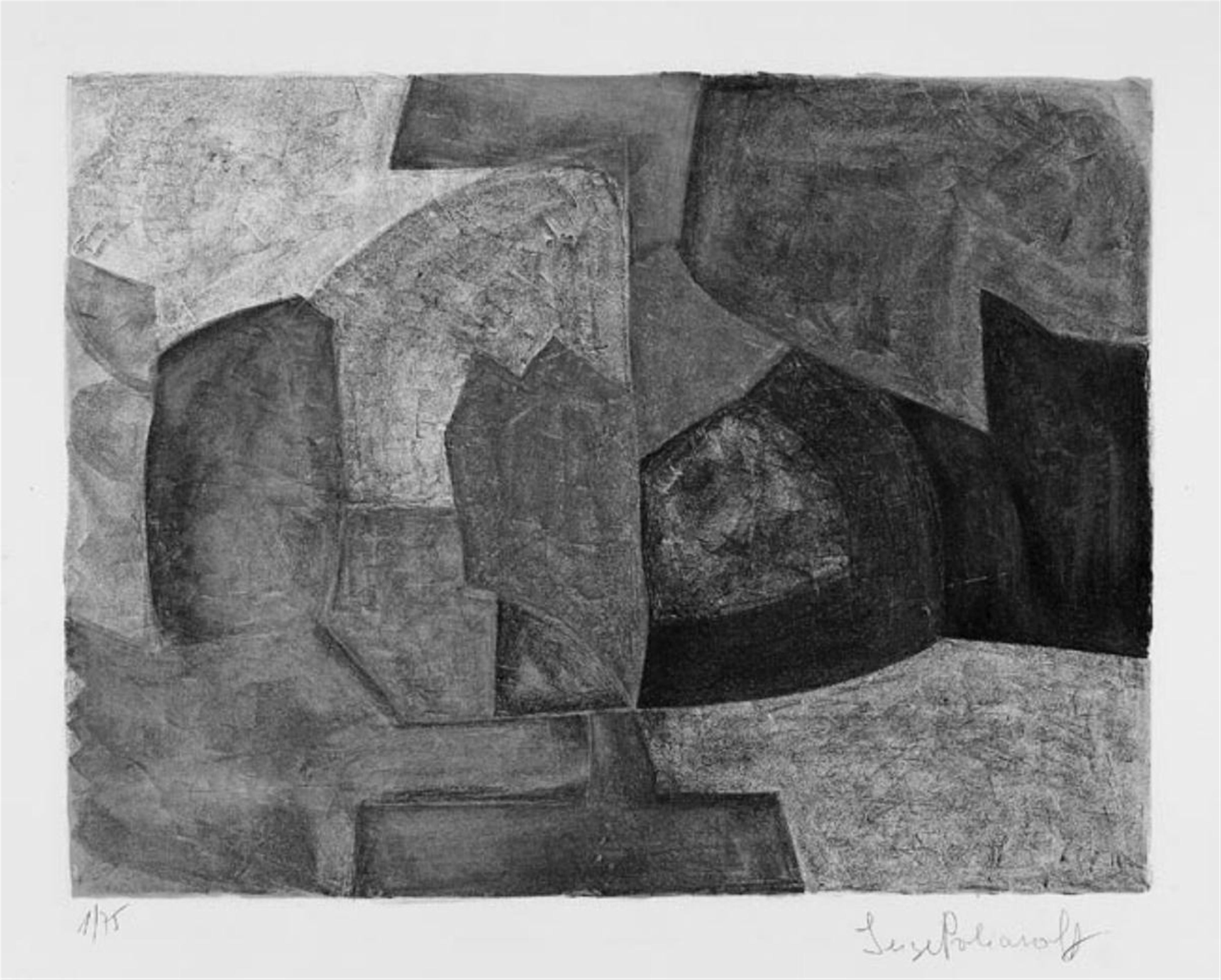 Serge Poliakoff - Composition grise - image-1