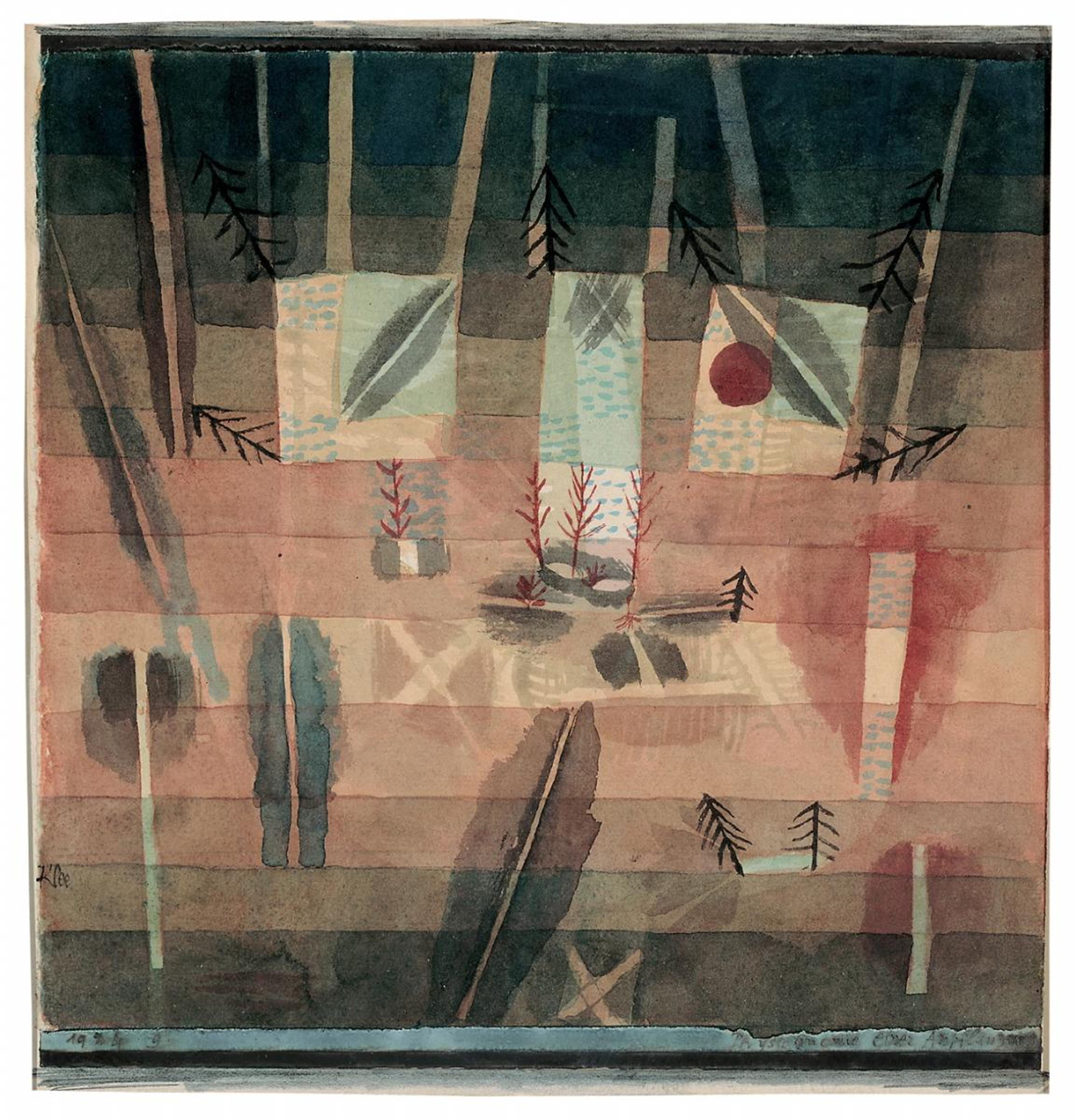 Paul Klee - Physiognomie einer Anpflanzung. 1924.9