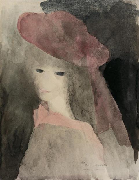 Marie Laurencin - Jeune fille au chapeau