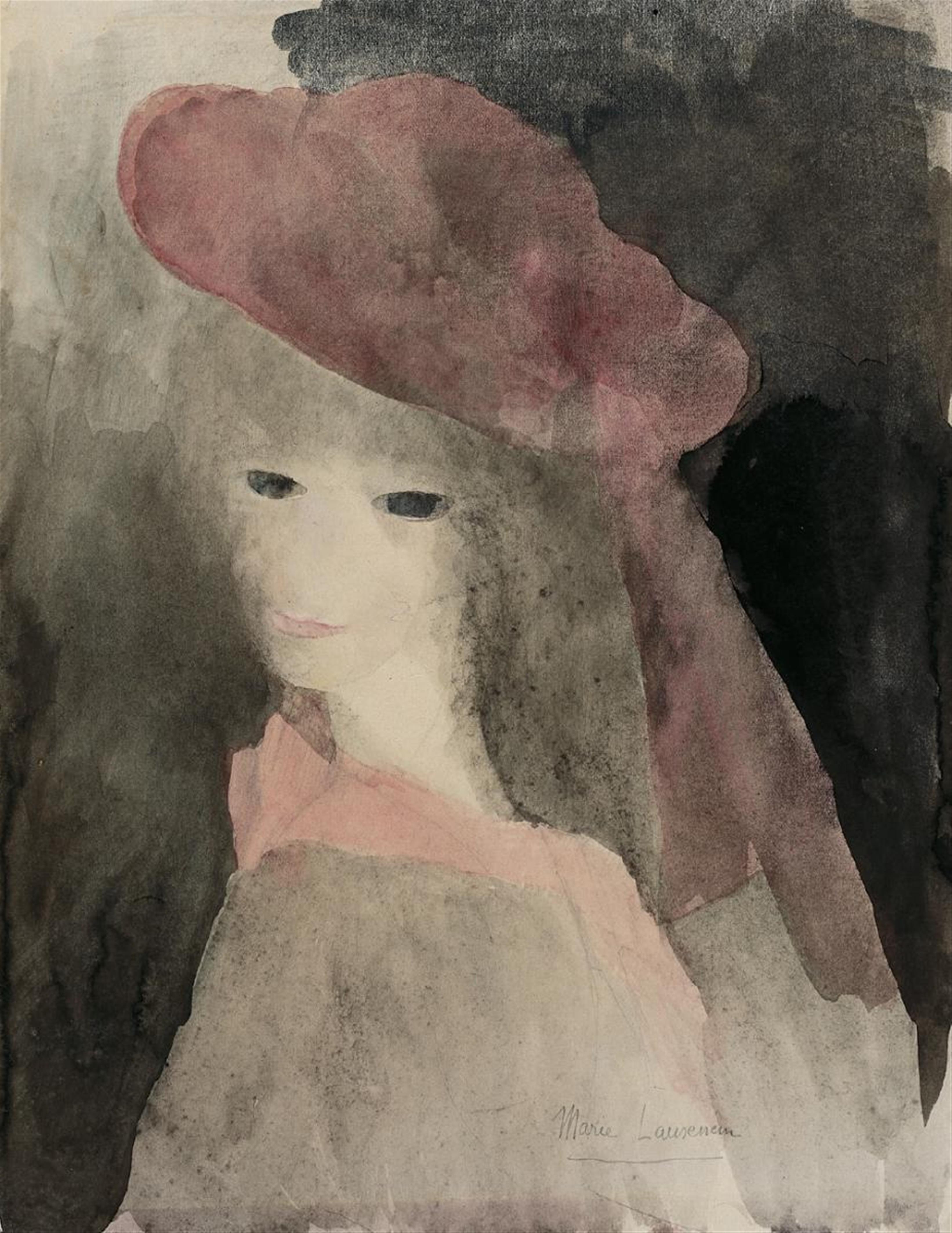 Marie Laurencin - Jeune fille au chapeau - image-1