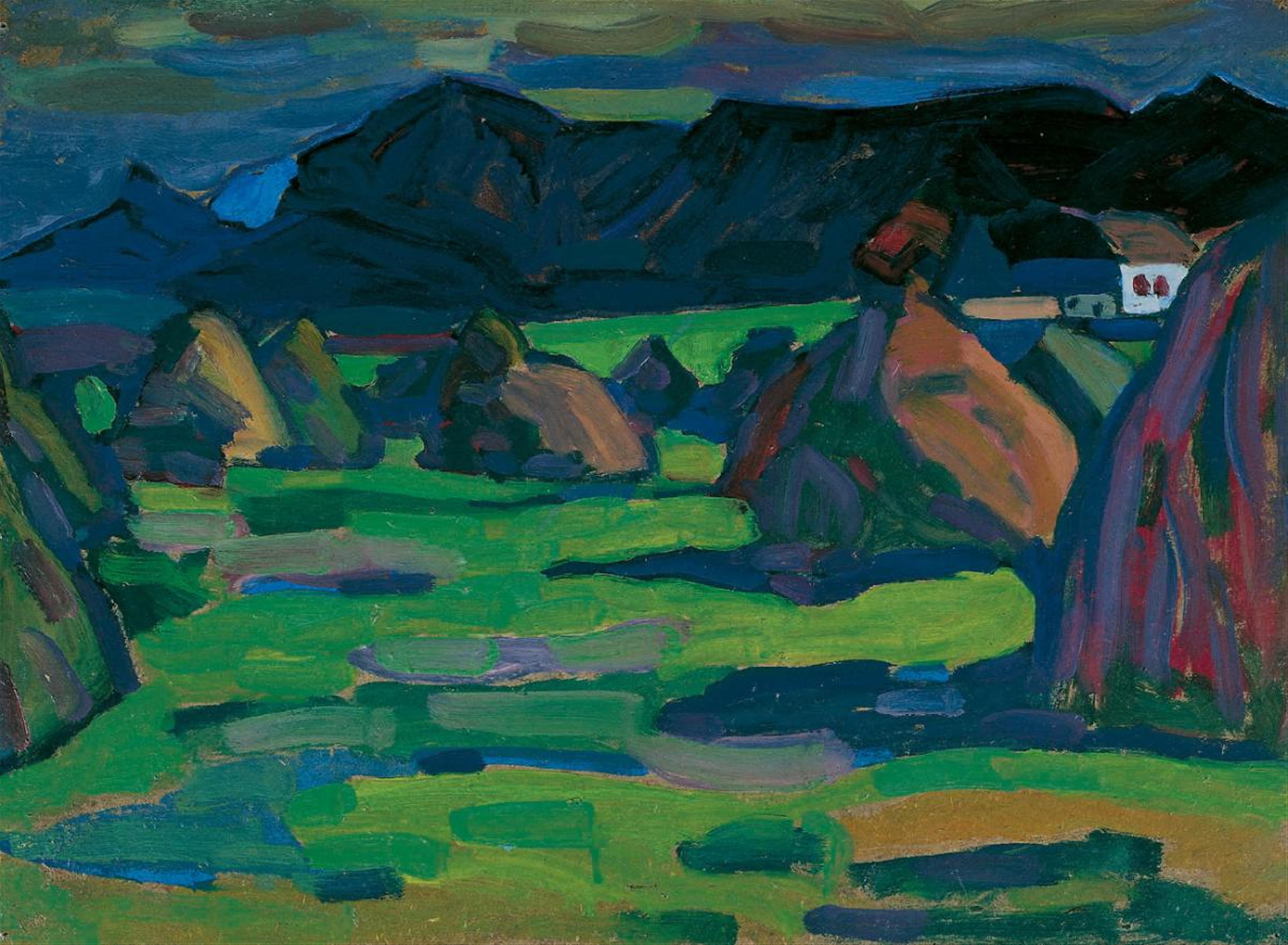 Wassily Kandinsky - Kornhausten (Murnau, Herbst) - image-1