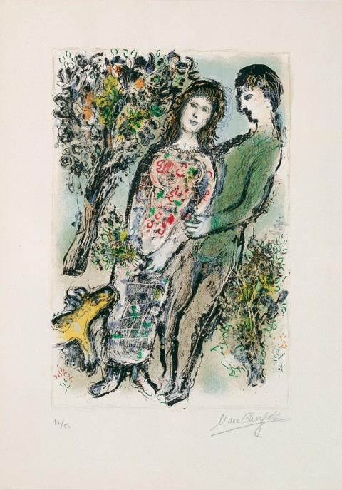 Marc Chagall - Der Orangenbaum