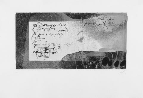 Antoni Tàpies - Manuscript