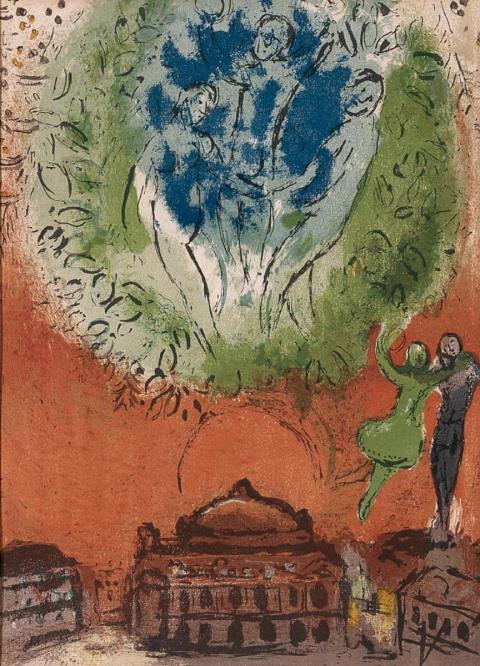 Marc Chagall - Derriere le Miroir Nos. 66-68