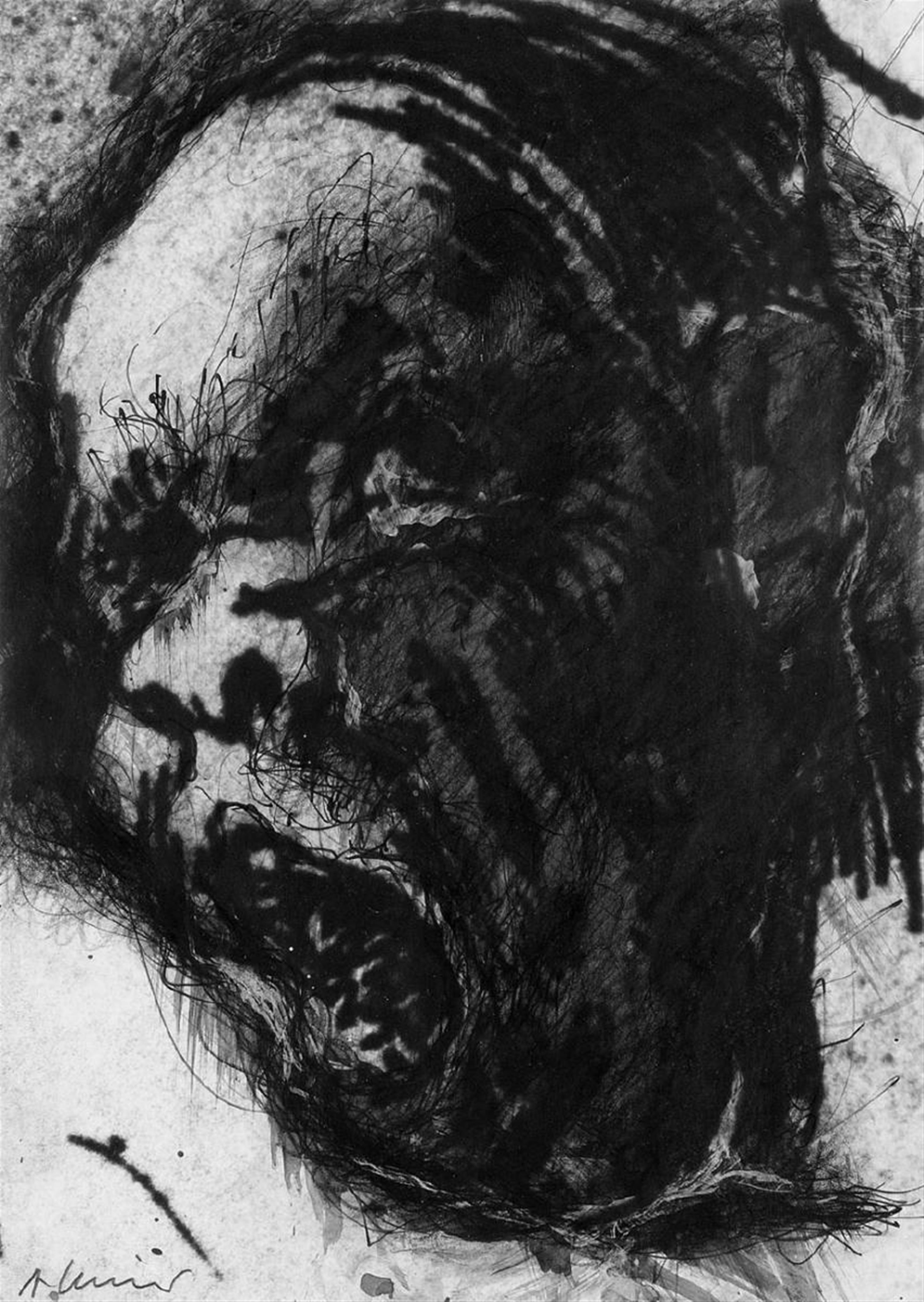 Arnulf Rainer - Ohne Titel (Gesichter mit Goya) - image-1