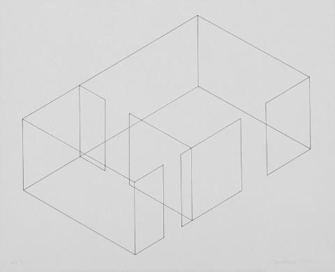 Fred Sandback - Acht Variationen für die Galerie Heiner Friedrich