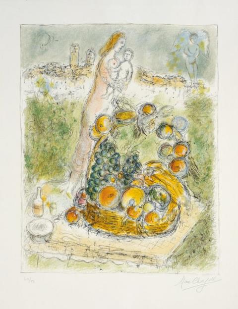 Marc Chagall - Der große Korb