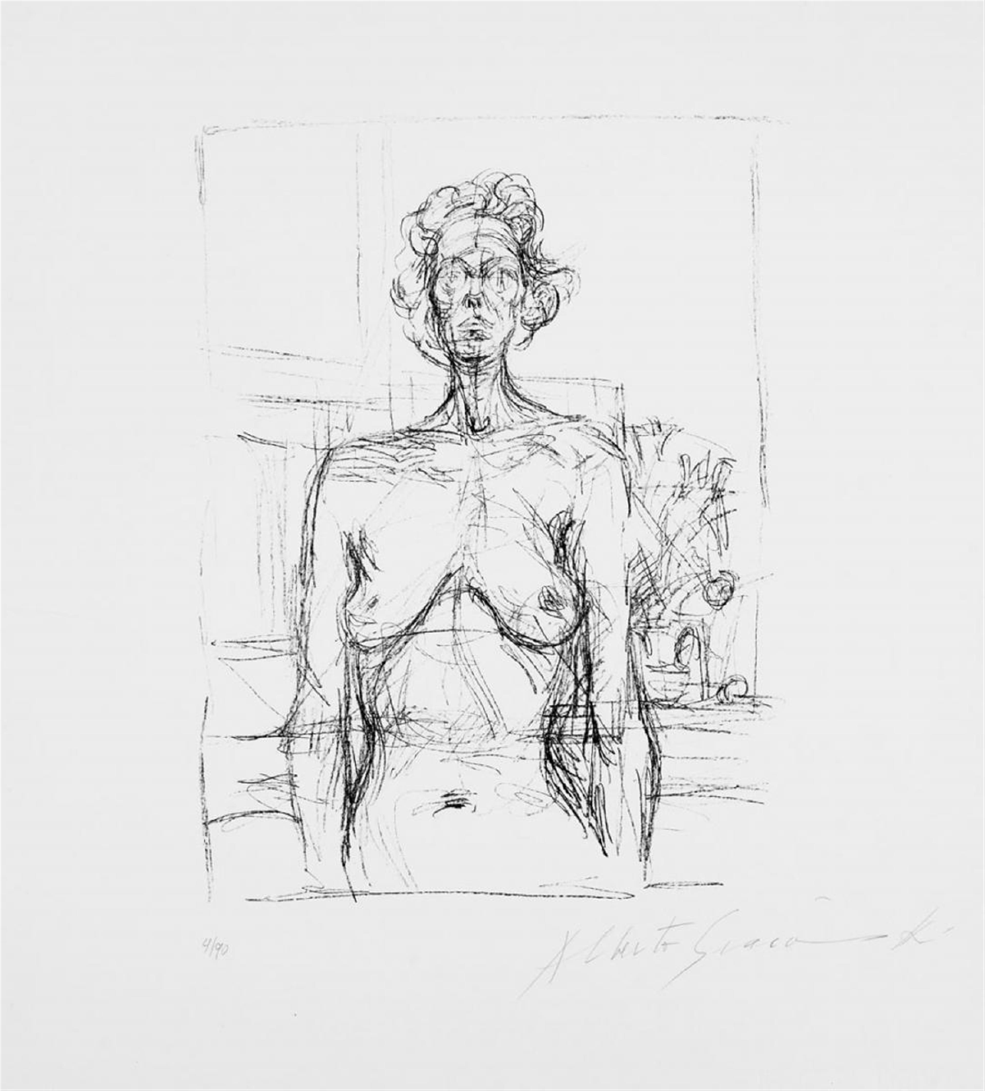 Alberto Giacometti - Nu aux fleurs - image-1