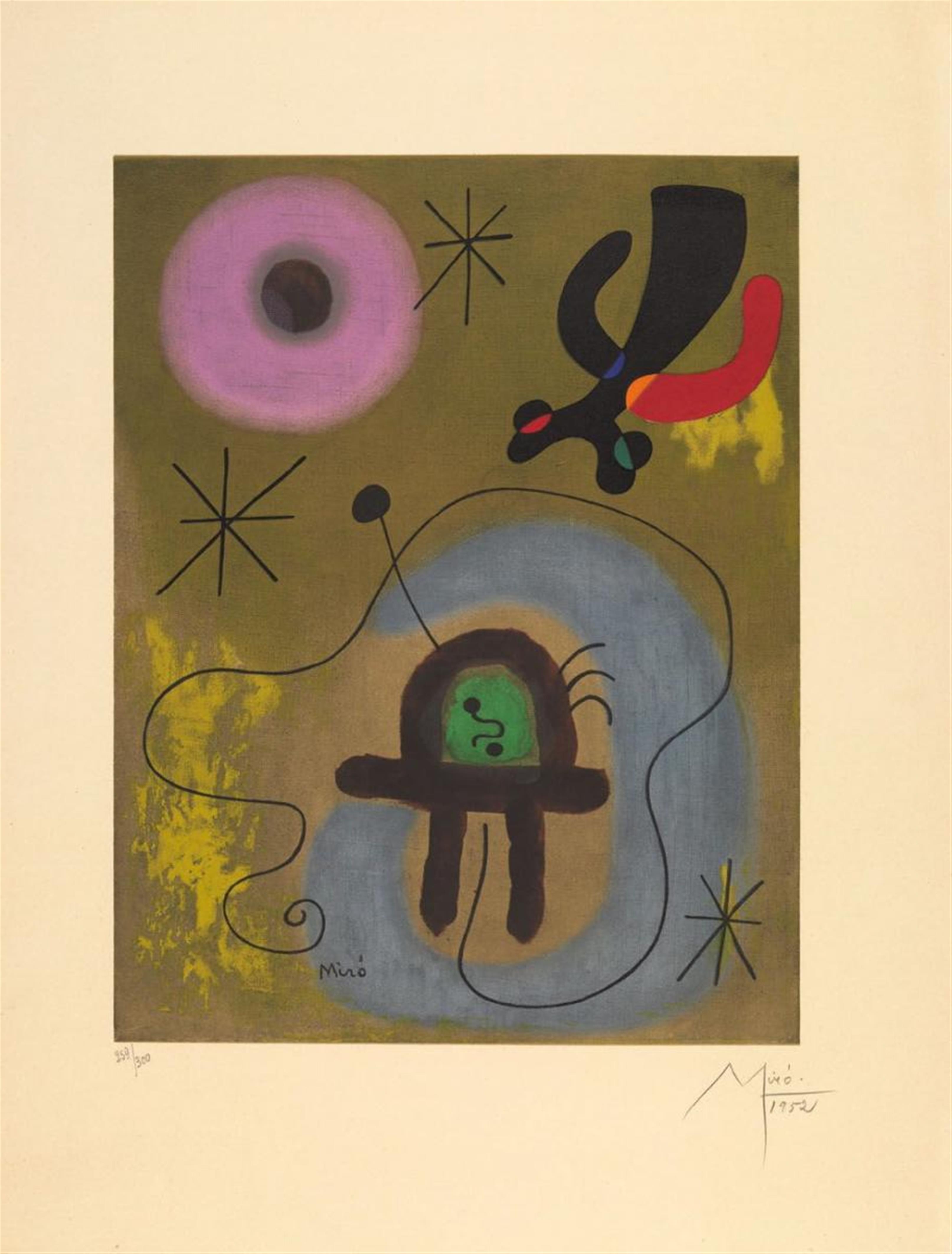 Nach Joan Miró - Mauve de la lune - image-1