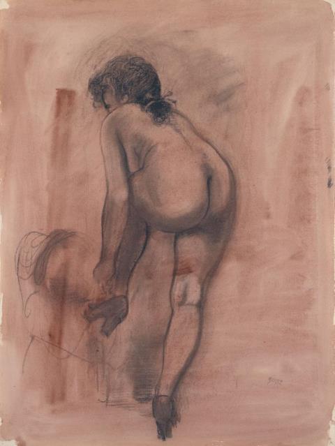George Grosz - Female Nude seen from behind