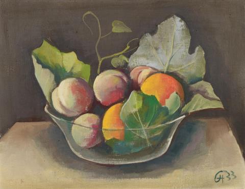 Karl Hofer - Still-Life with Bowl of Fruit