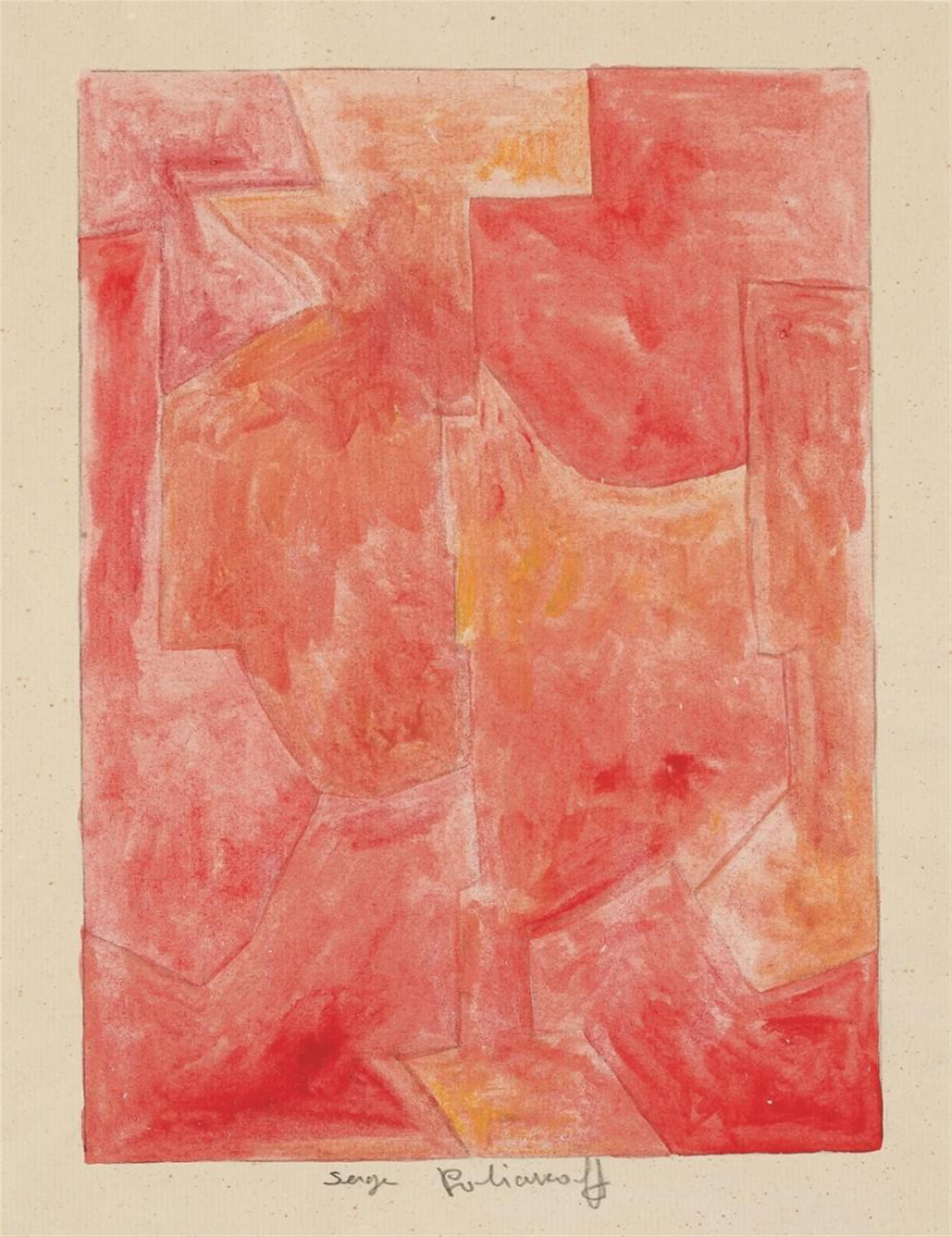 Serge Poliakoff - Composition rouge - image-1