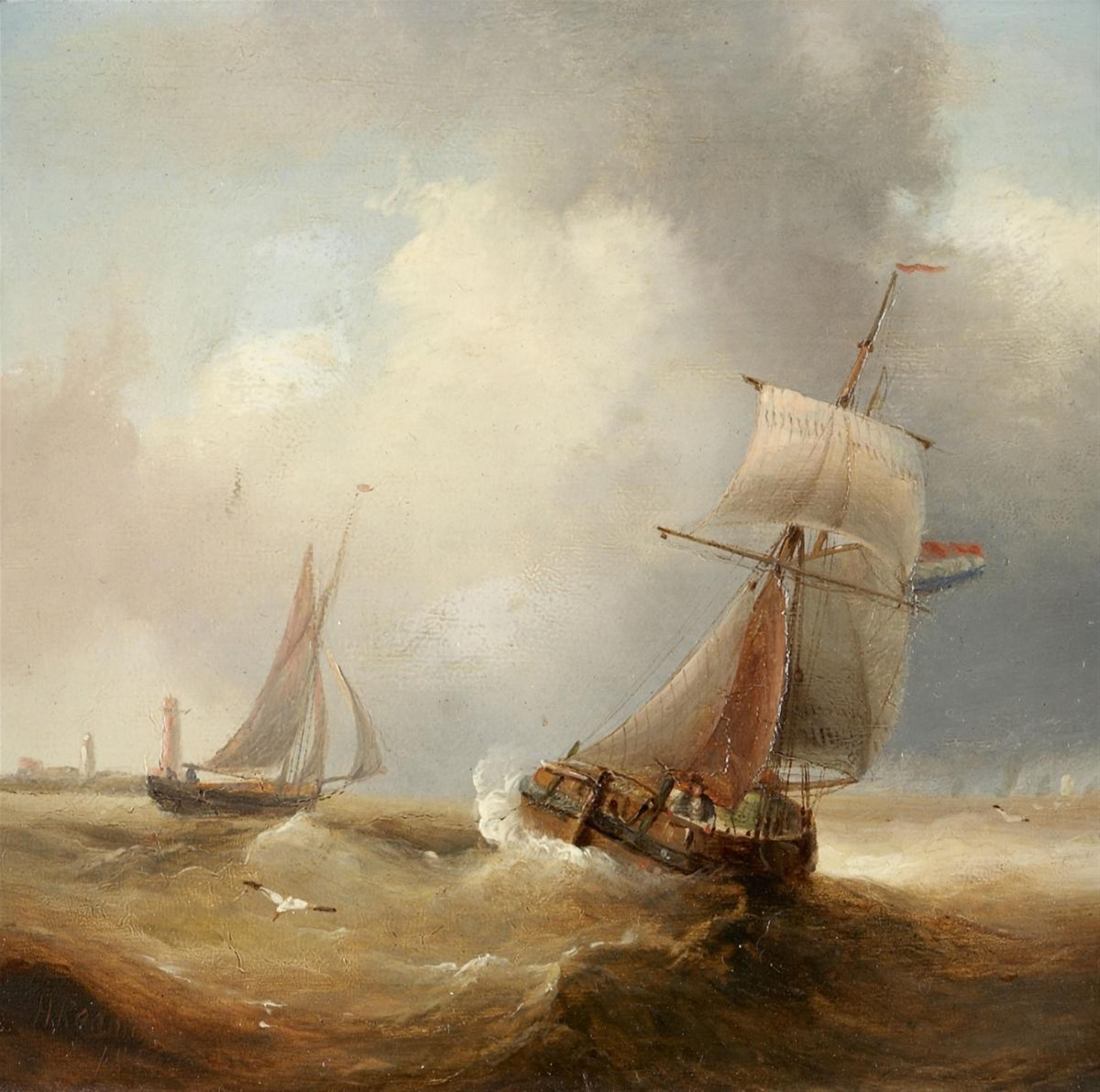 Henry Redmore - TWO SAILING BOATS