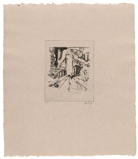 Georg Baselitz - 8 Radierungen nach Zeichnungen von 1959 (8 etchings after drawings)