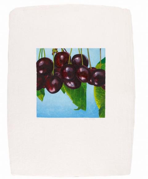 Karin Kneffel - Untitled (cherries)